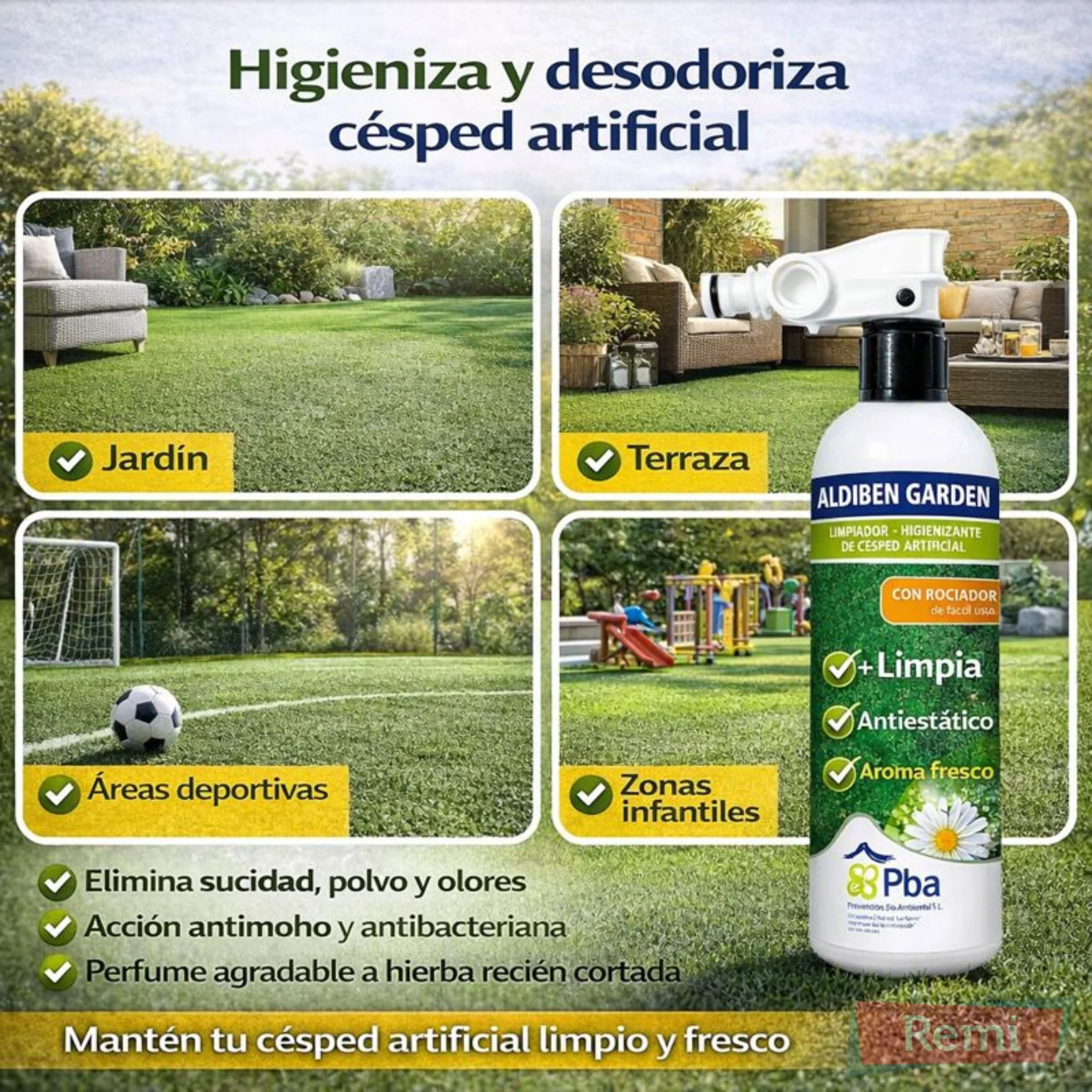 Limpiador para césped artificial - Aldiben Garden 500 ml - Image 4