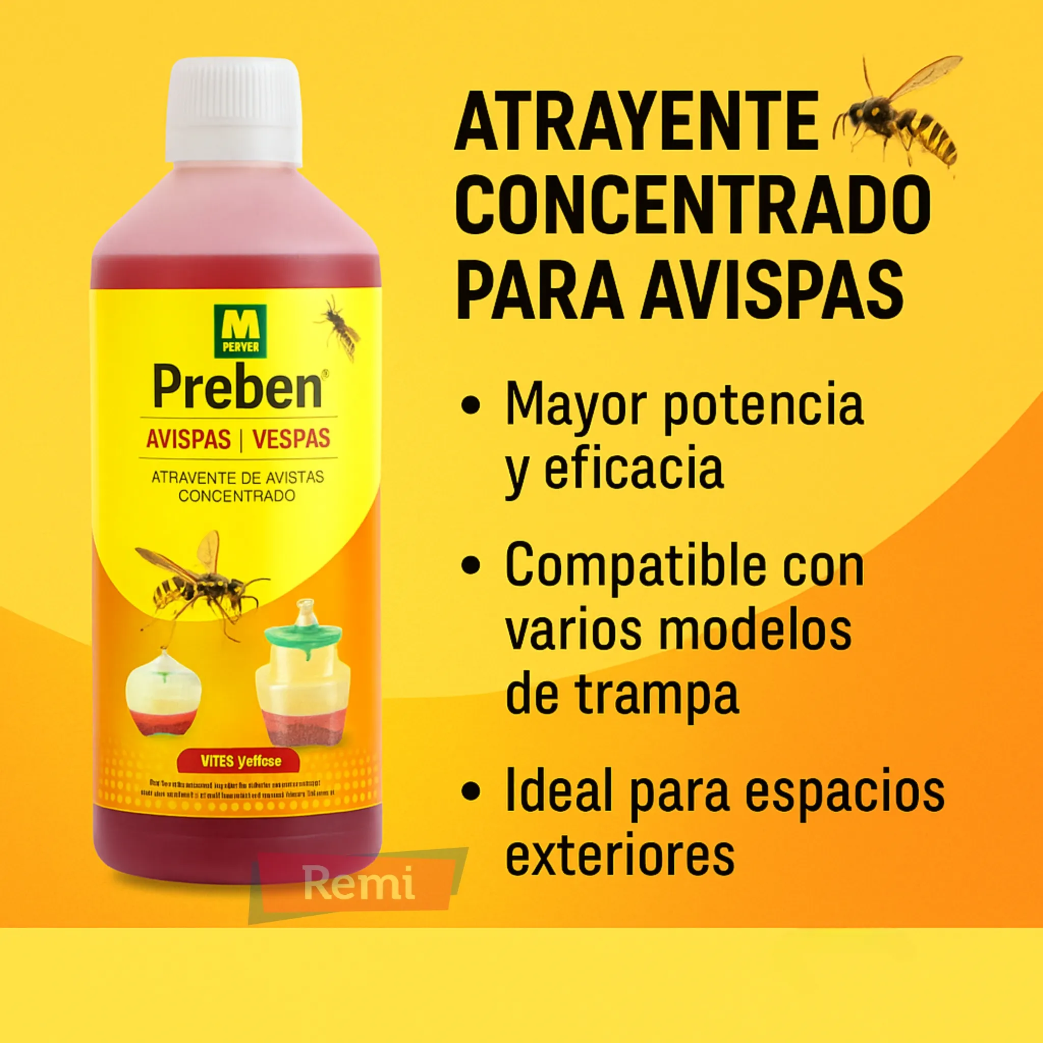 Atrayente para avispas concentrado 500 ml Preben - Masso - Image 3