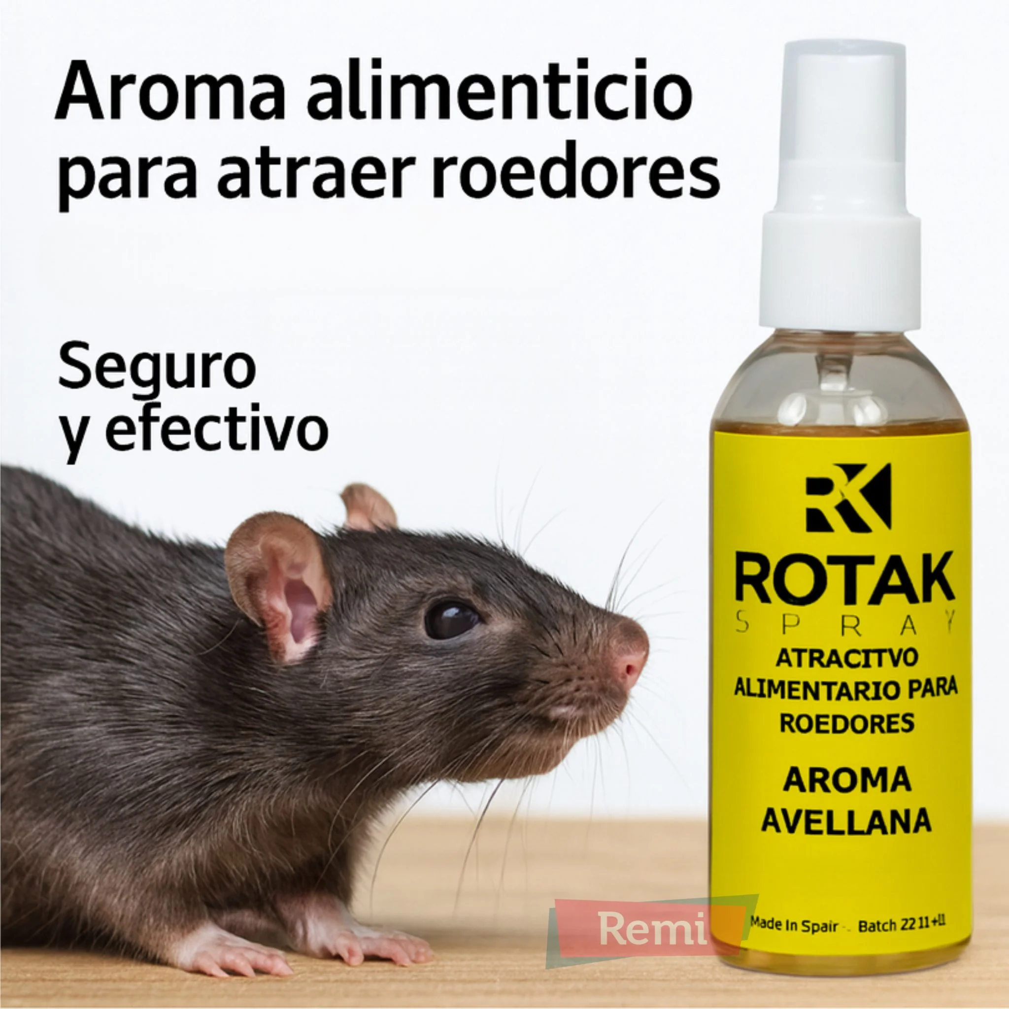 Atrayente alimentario para roedores sin tóxicos - Rotak Spray - Image 3