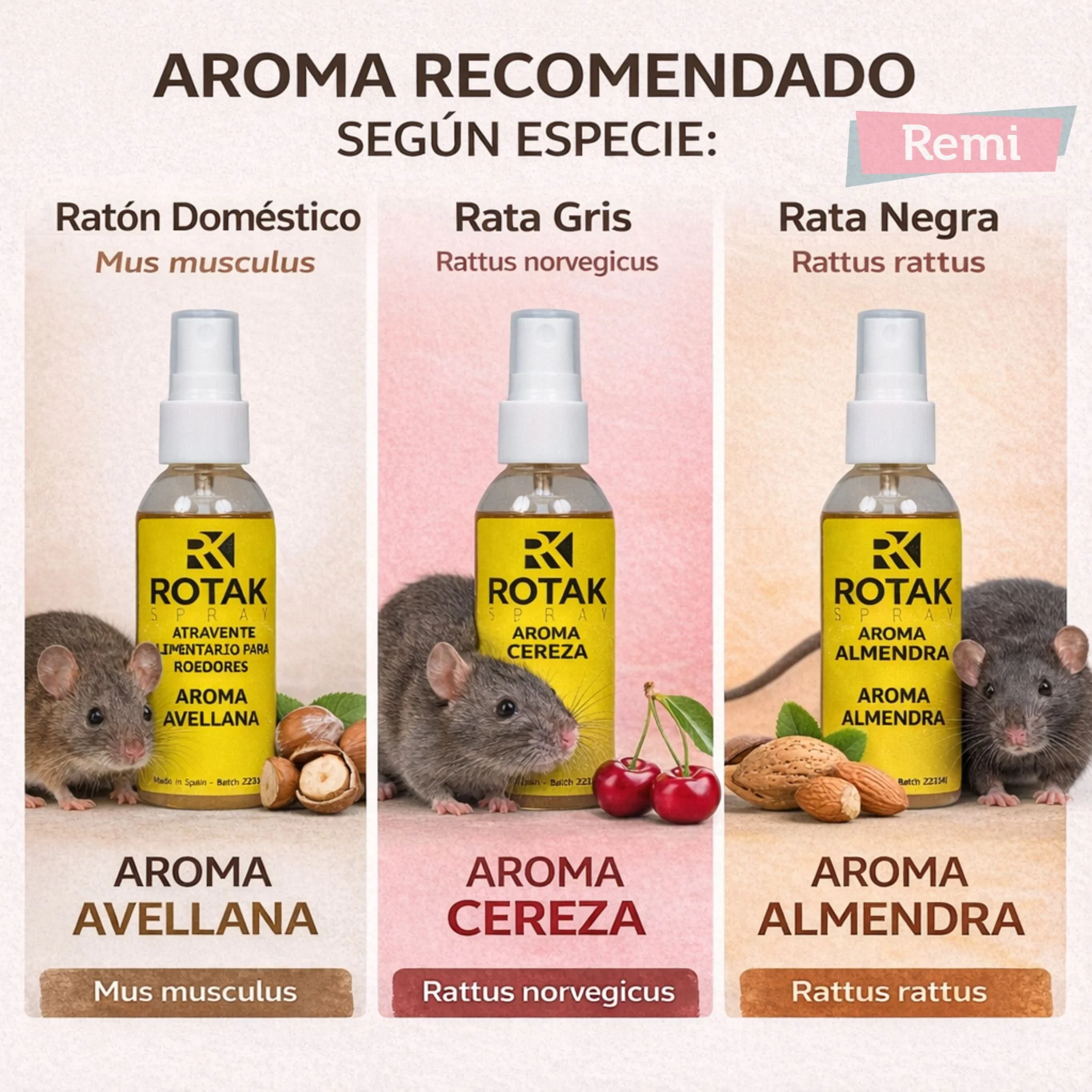 Atrayente alimentario para roedores sin tóxicos - Rotak Spray - Image 5