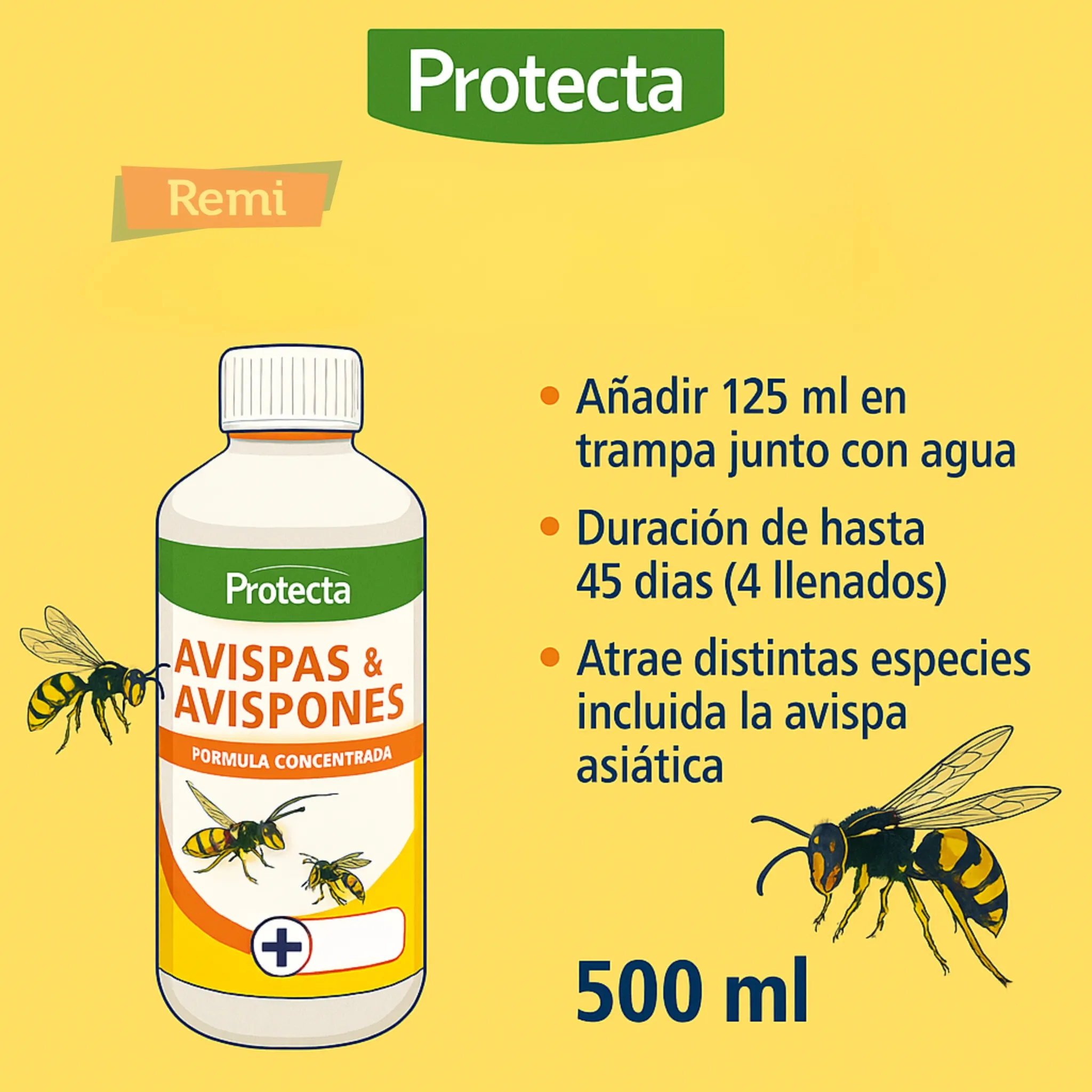 Atrayente Avispas y Avispones Avispa'Clac - Protecta - Image 7