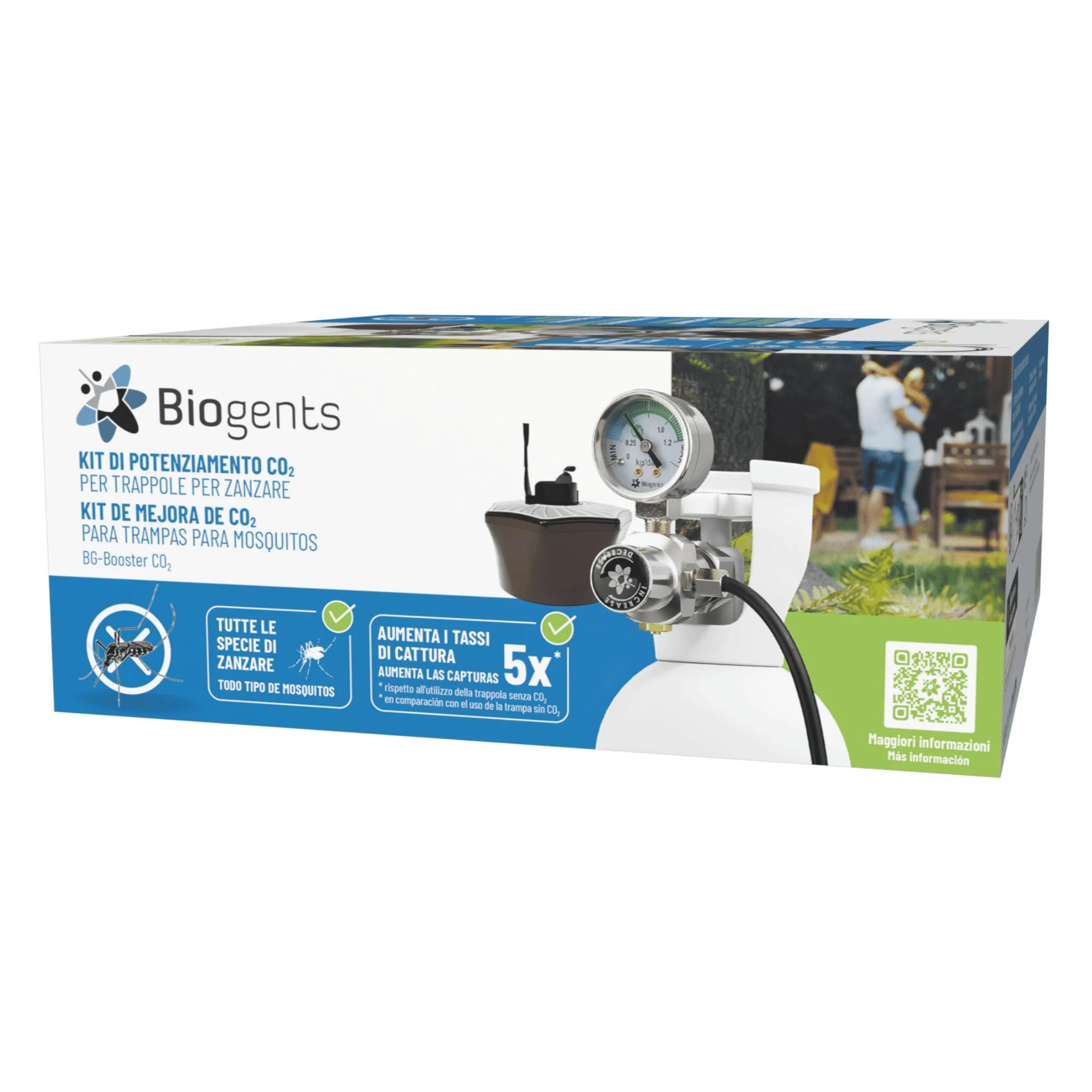 BG-Booster CO₂ Kit de ampliación para trampa BG-Mosquitaire