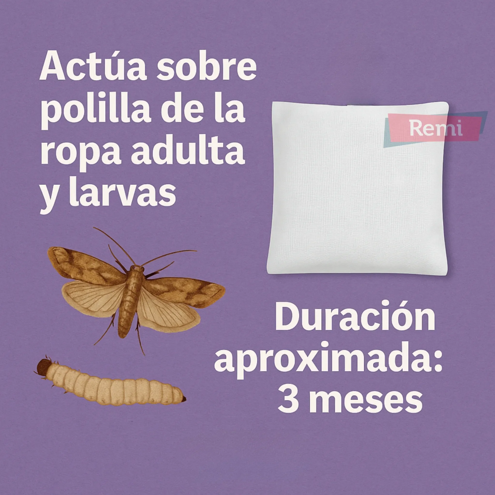 Bolsa Antipolillas y larvas con aroma - Preben - Image 5