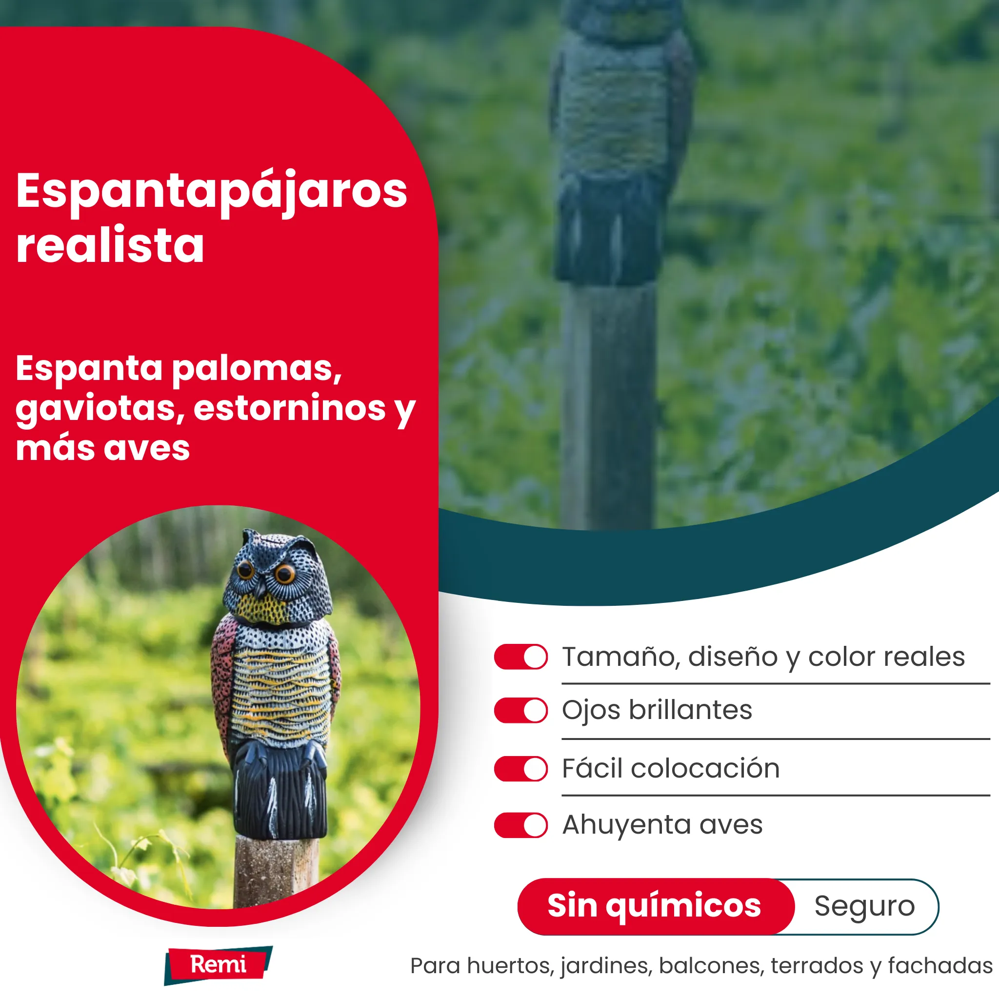Búho Espantapájaros - Remi Hogar - Image 6