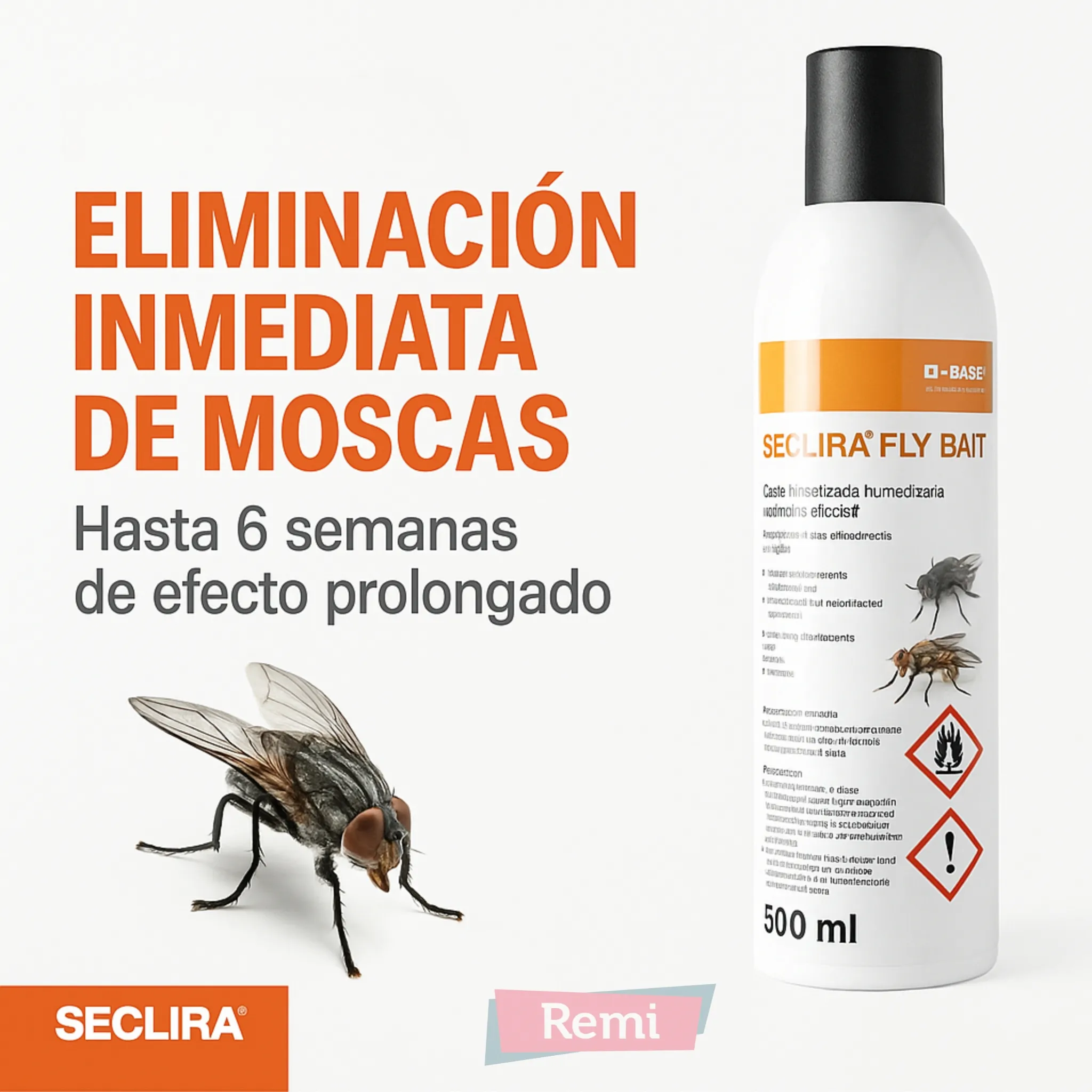 Cebo en aerosol contra moscas 500 ml - Seclira Fly Bait - Image 4