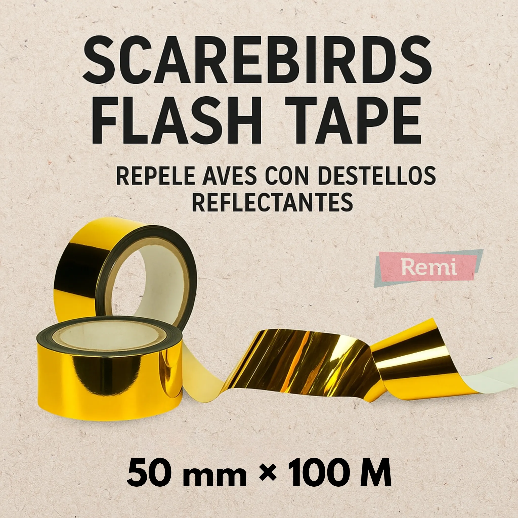 Cinta repelente aves Flash Tape - Scarebirds - Image 4