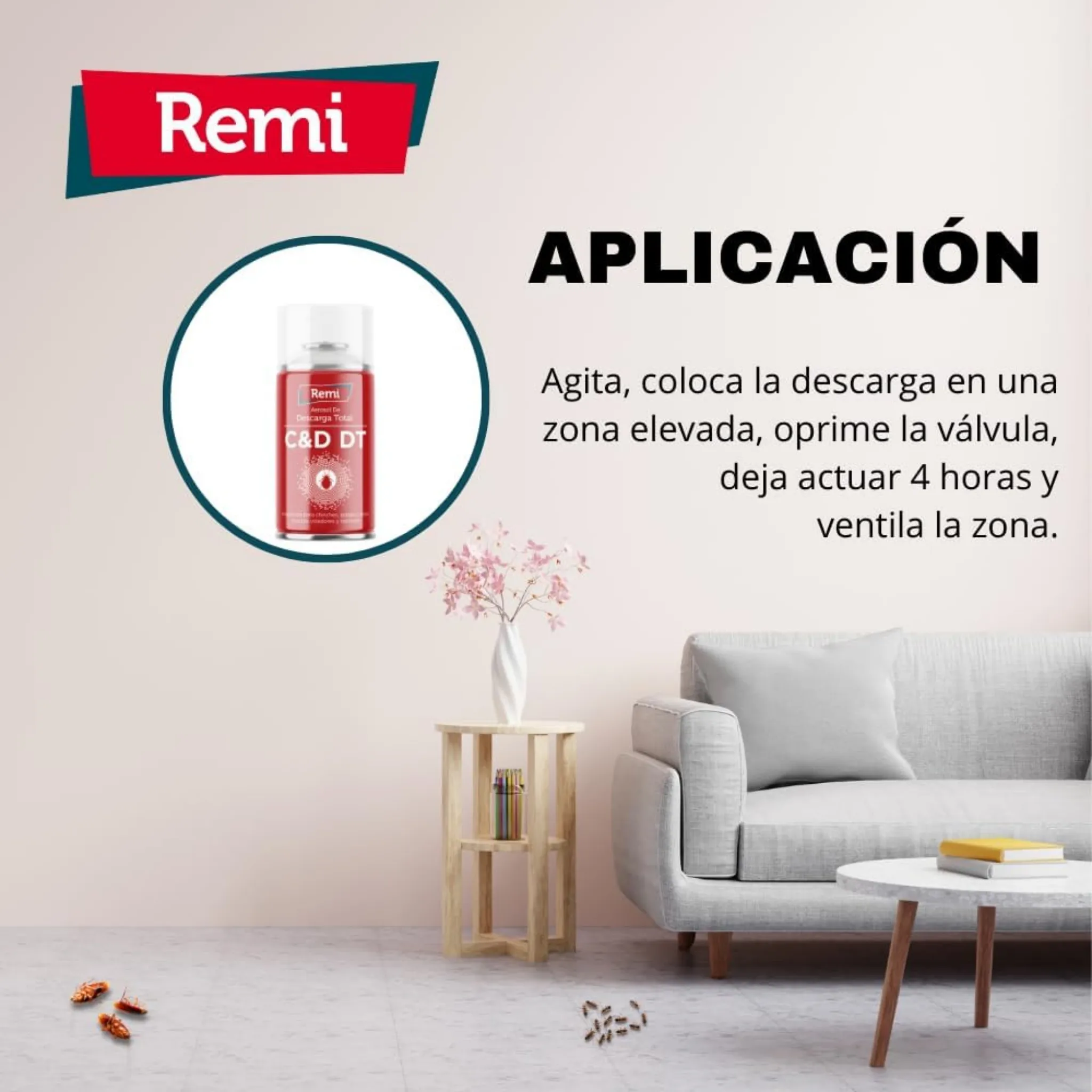 RMI Total - Descarga insecticida para Insectos Rastreros y Voladores 150 ml - Image 6