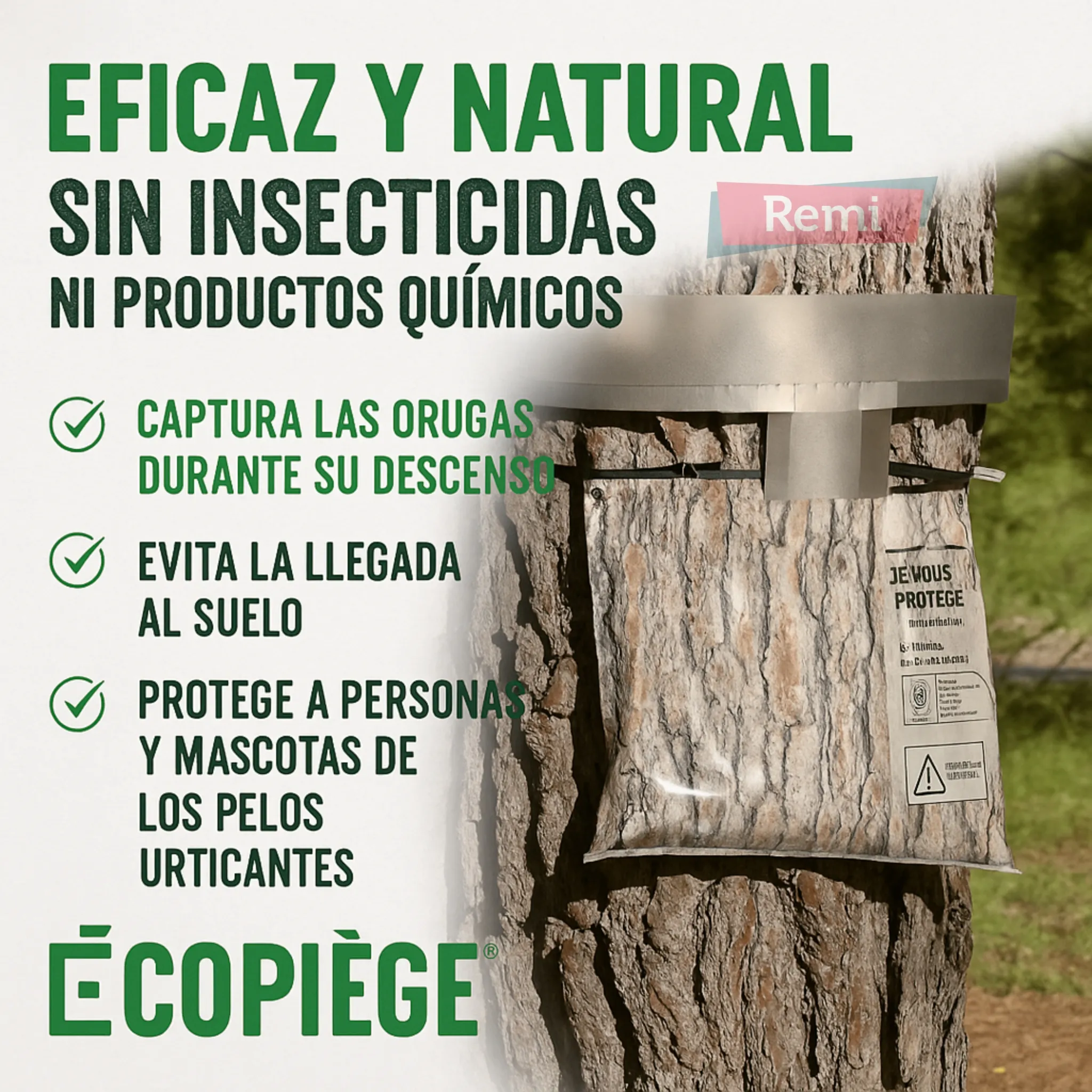 Kit 10 Trampas para procesionaria Premium - Écopiège Ecorce - Image 9