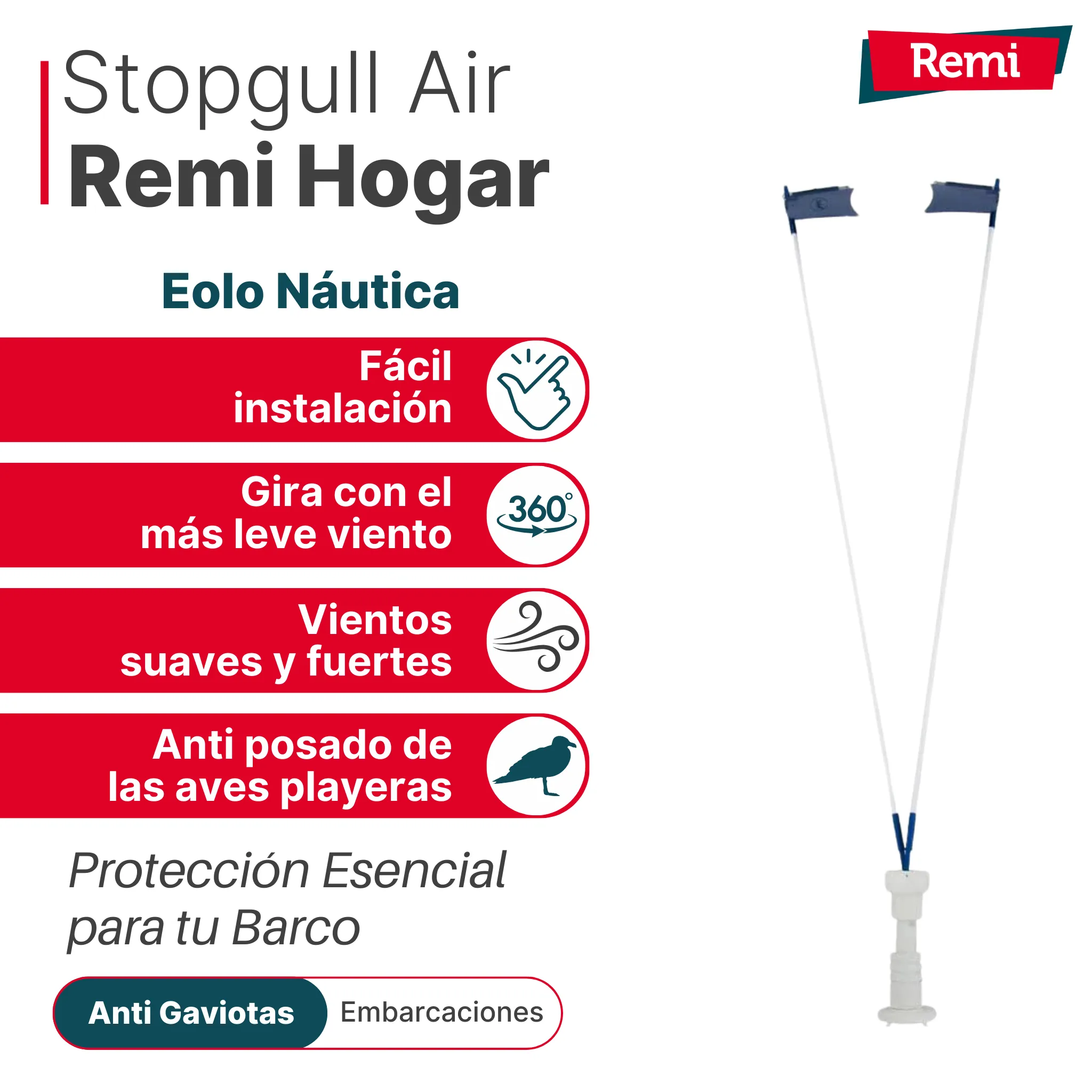 Eolo Náutica Stopgull Air - Remi Hogar - Image 5