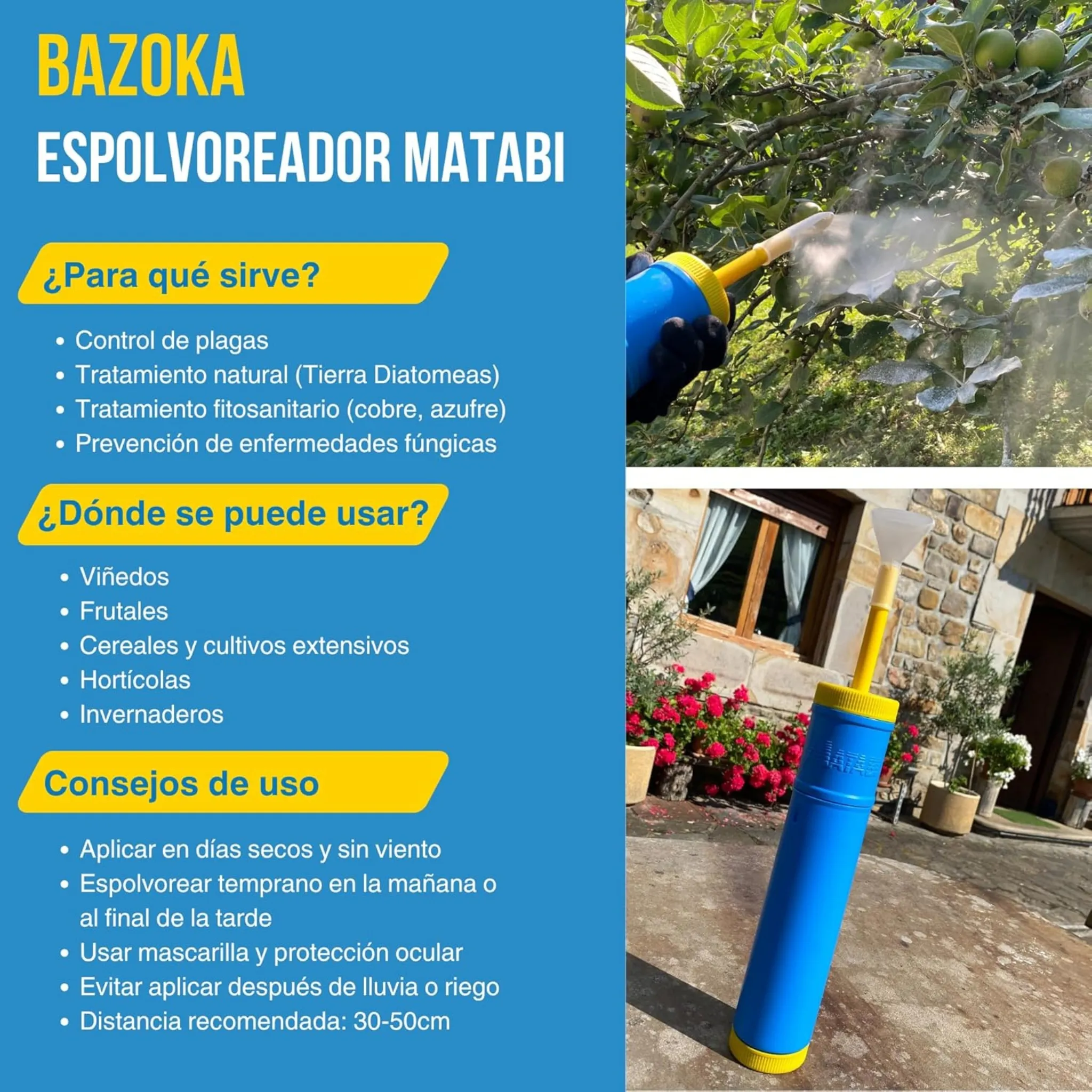 Espolvoreador Bazoca 750 gr - Matabi - Image 6