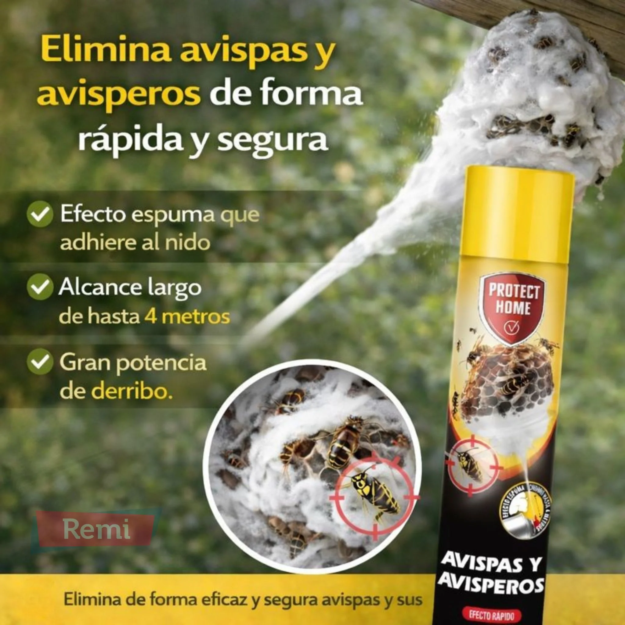 Insecticida Espuma Avispas de largo alcance - Protect Home - Image 3