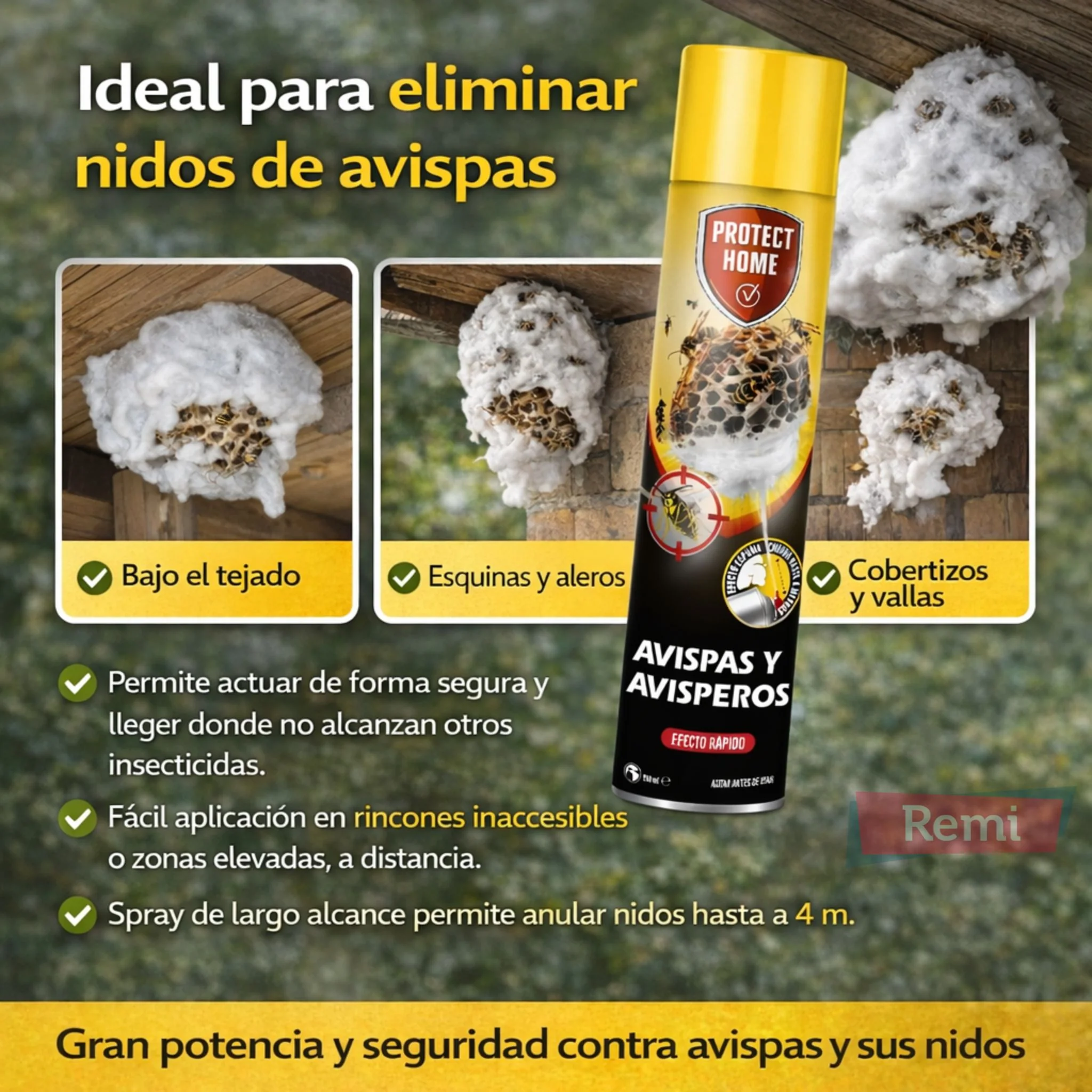 Insecticida Espuma Avispas de largo alcance - Protect Home - Image 4