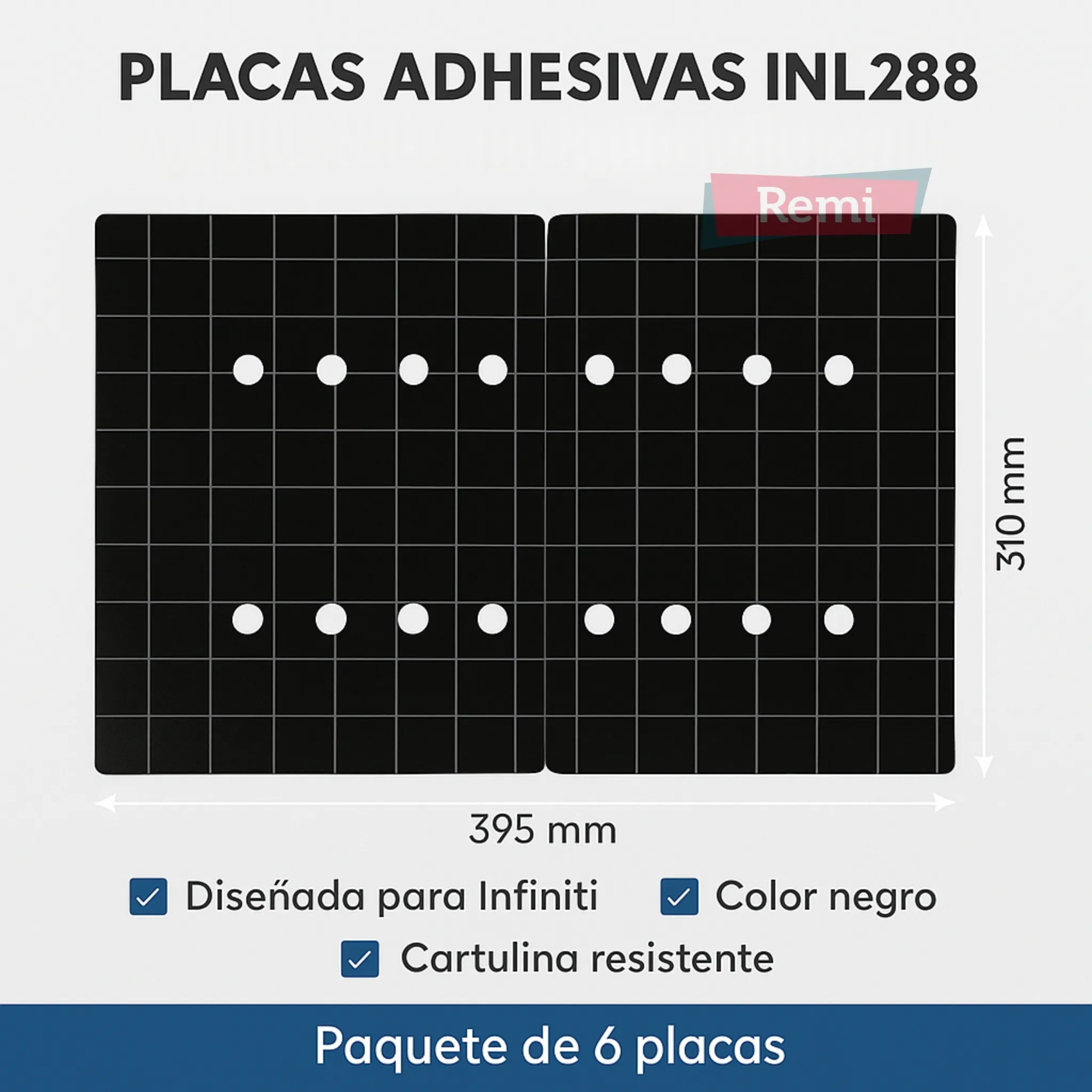Placas adhesivas INL288 para Infiniti - Image 6