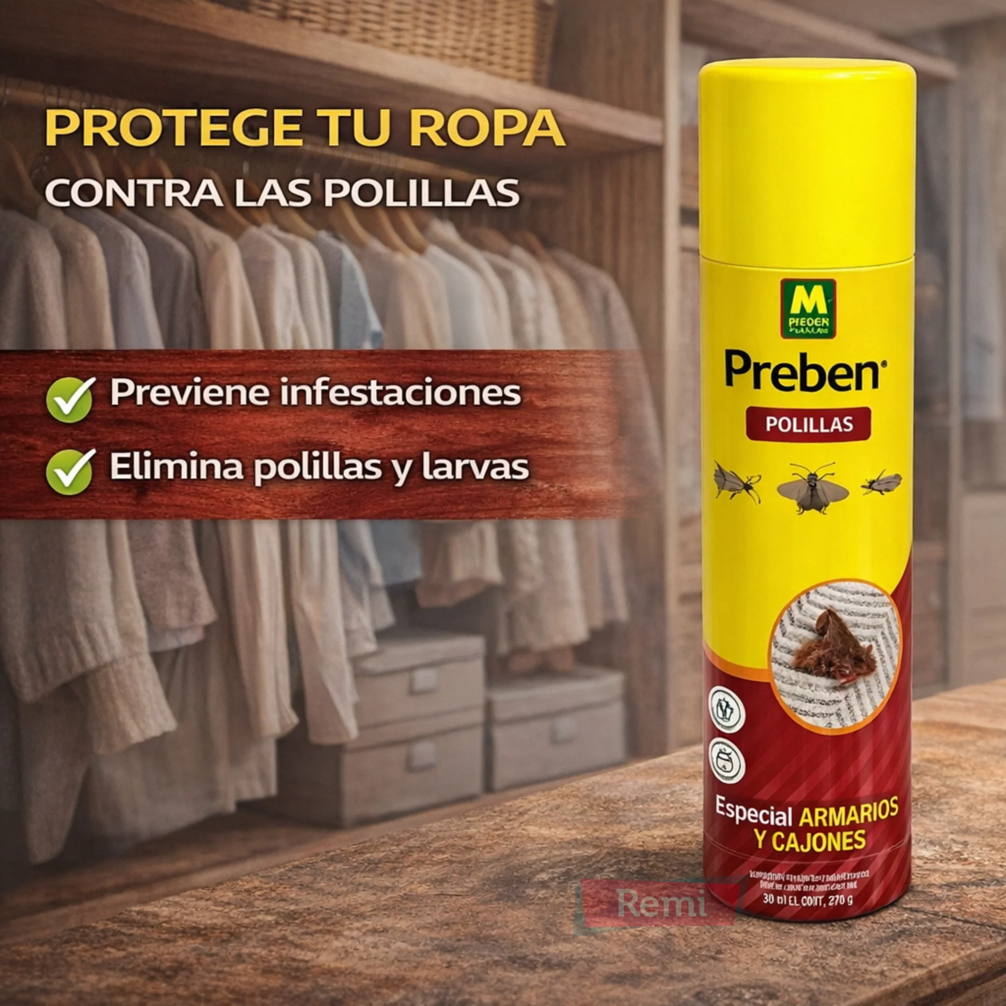 Insecticida polillas de la ropa con aroma a manzana para armarios - Preben - Image 3