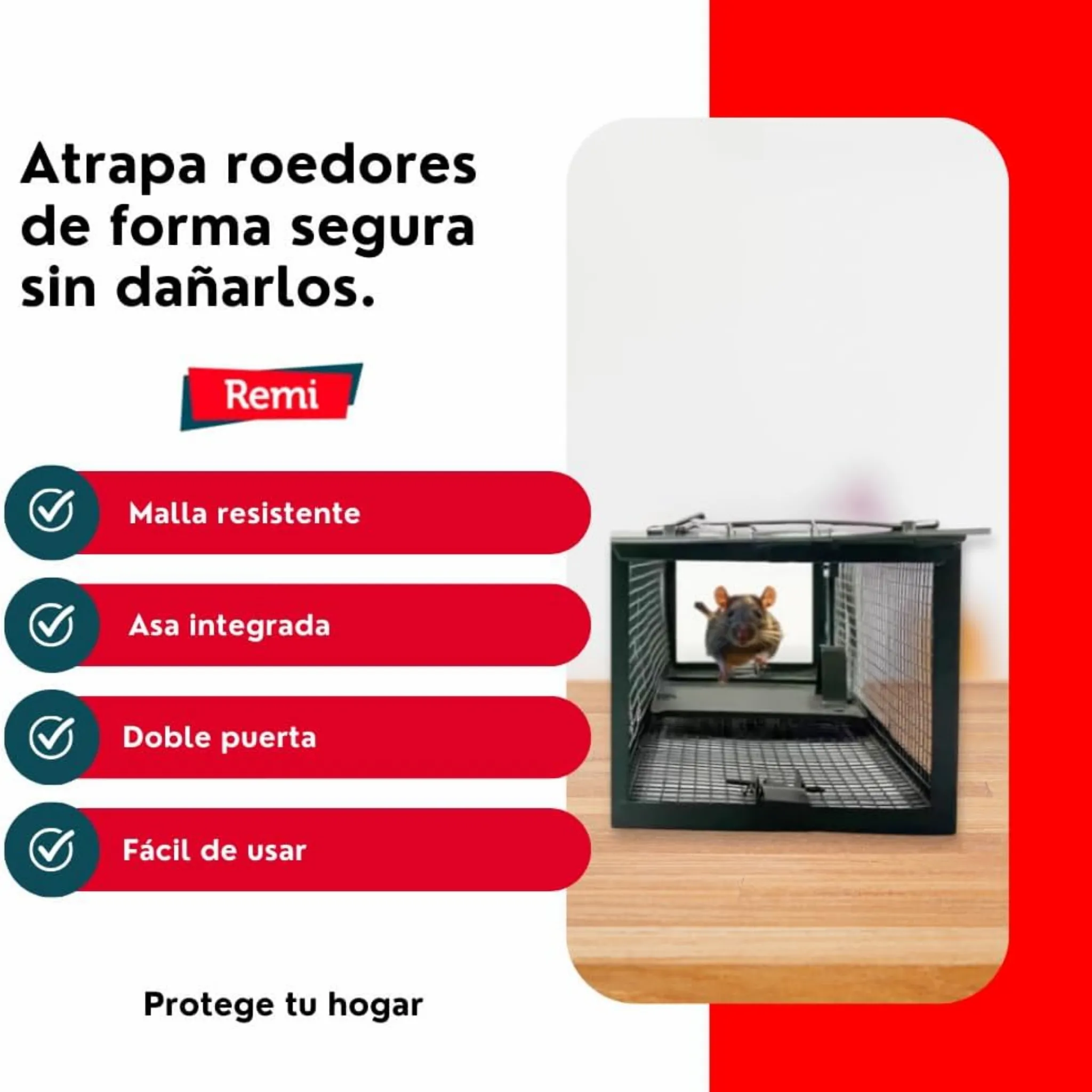Jaula Captura Ratas y Ratones - Remi Hogar - Image 3