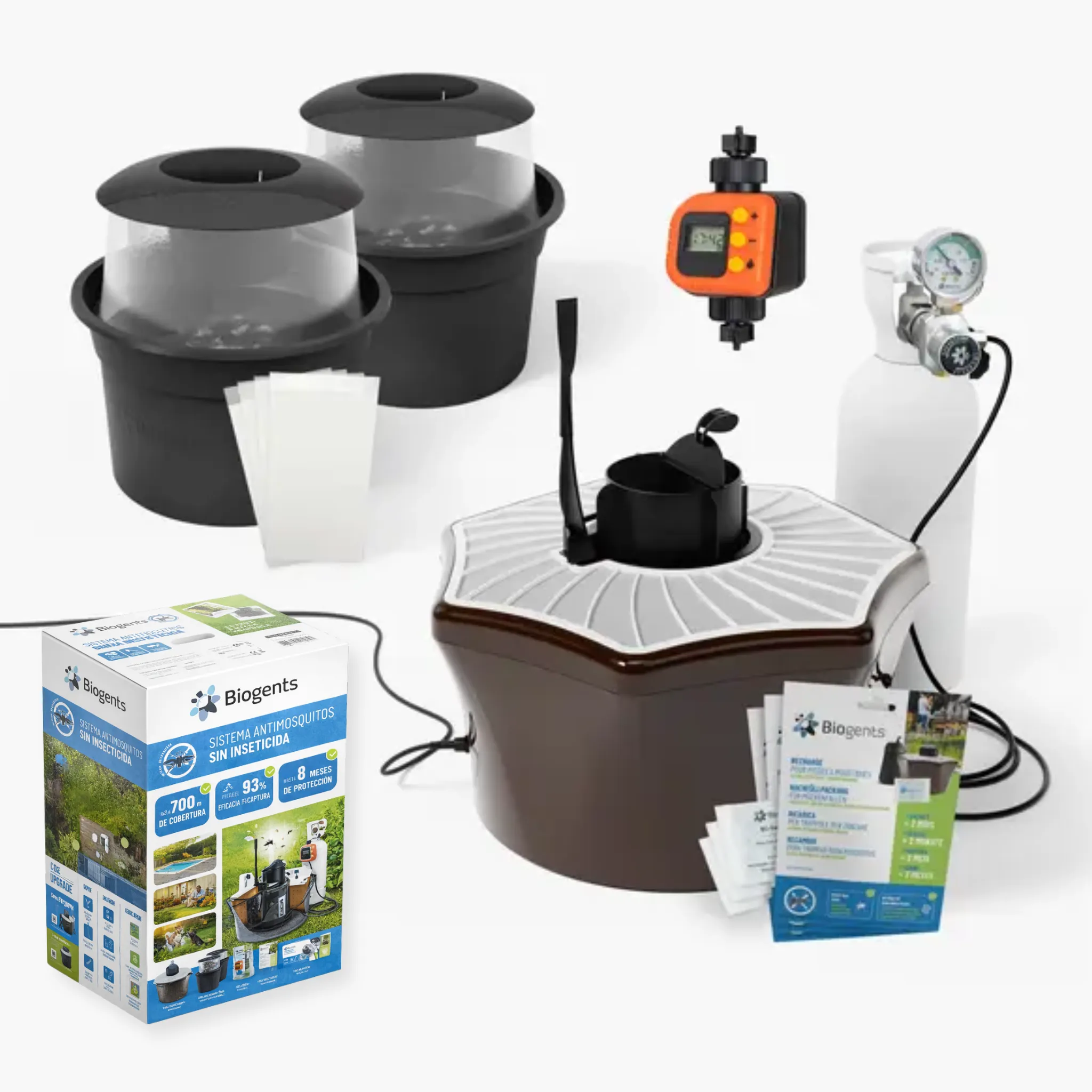 Trampa Mosquitos CO2 profesional - Kit Biogents