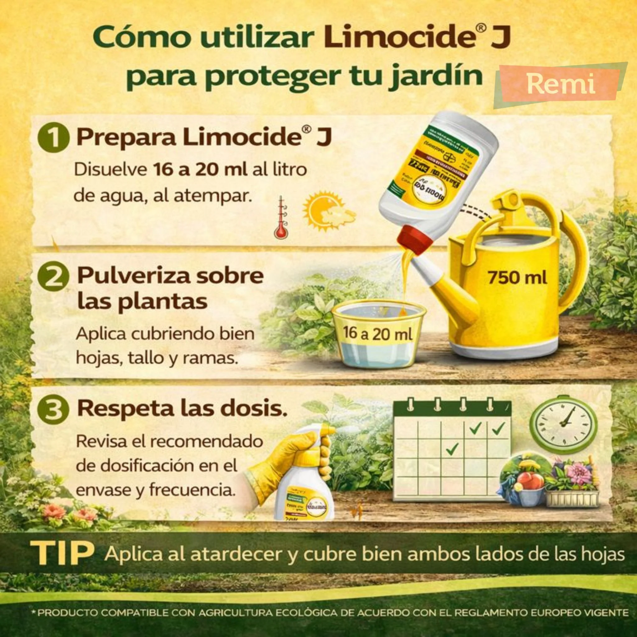 Insecticida, acaricida y fungicida ecológico a base de aceite de naranja - Limocide J - Image 5