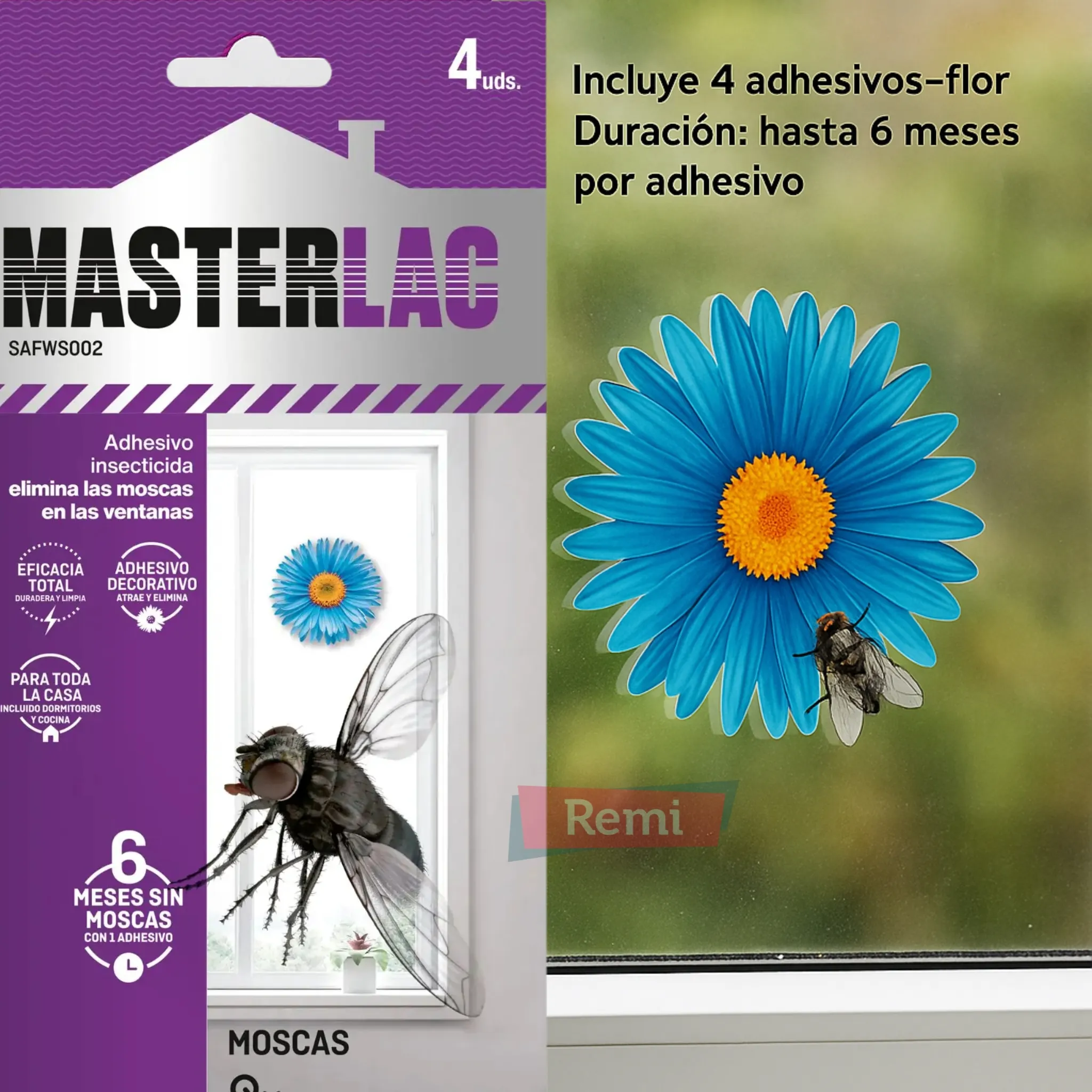 Masterlac Adhesivo-Flor Insecticida decorativo para ventanas - Quimunsa - Image 6