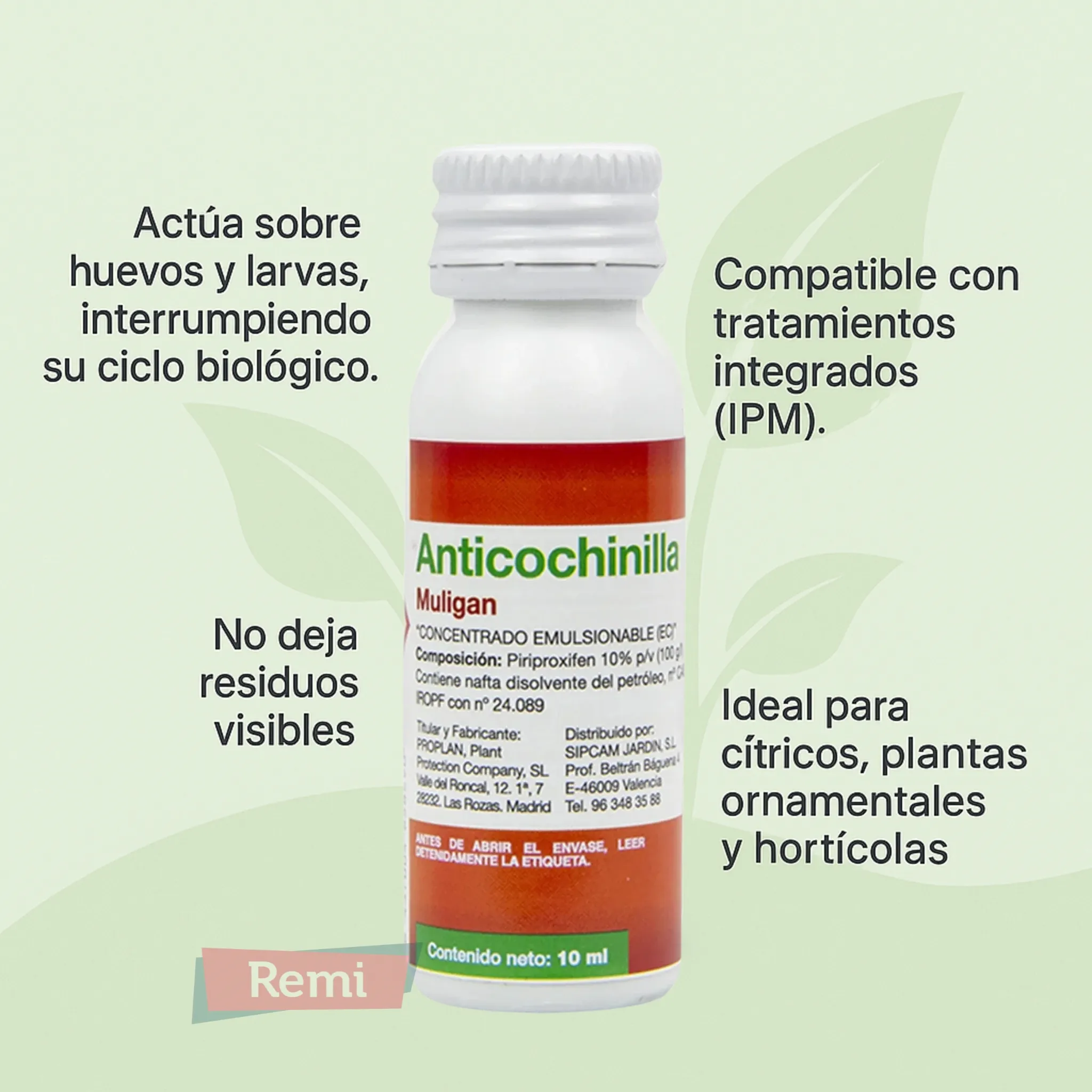 Muligan Insecticida anticochinilla 10 ml - Sipcam - Image 4