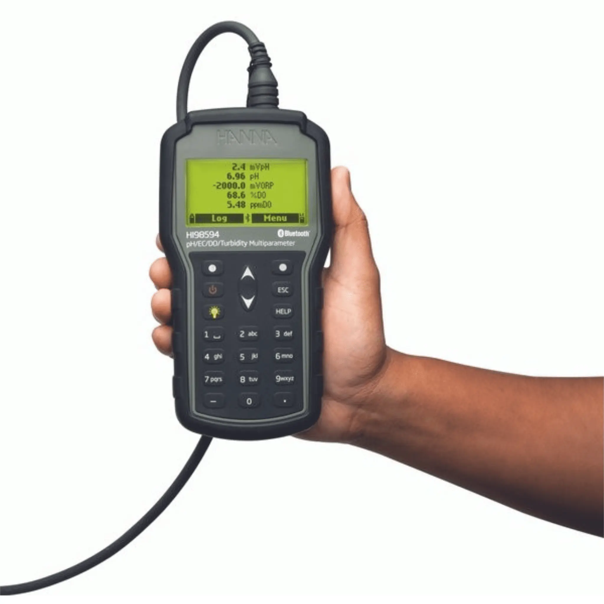 Multiparamétrico portátil pH/CE/Turbidez/OD óptico con bluetooth - Hanna - Image 3