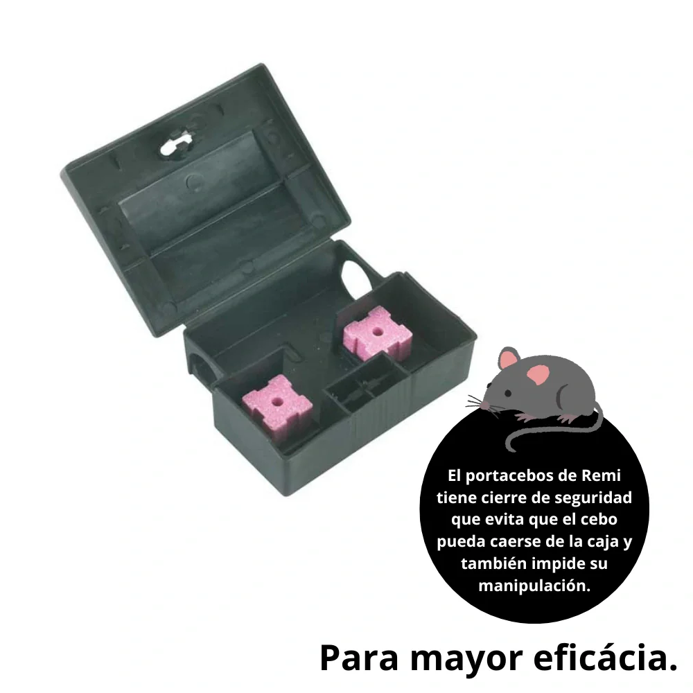 Pack 5 portacebos ratones con raticida - Remi Hogar - Image 7