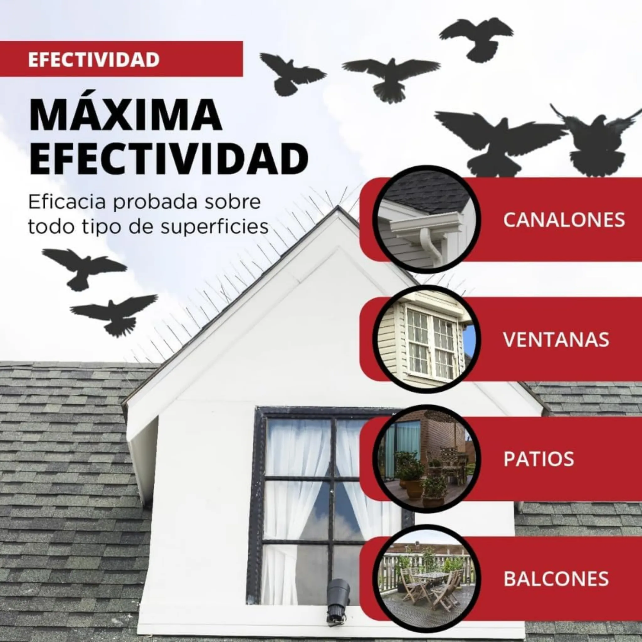 Pinchos Anti Aves para Placas Solares - Image 13
