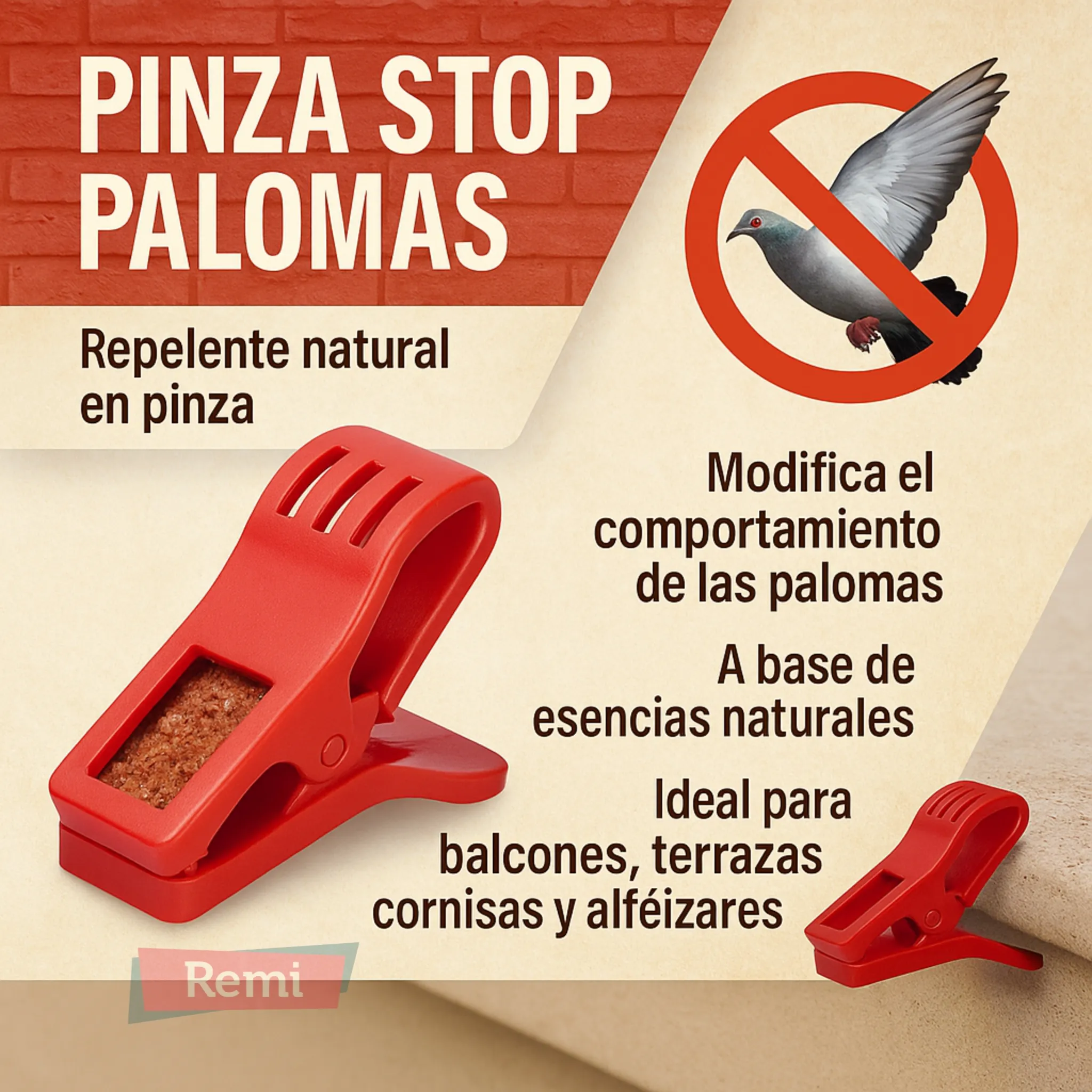 Pinza Gránulos Stop Palomas - Zum - Image 3