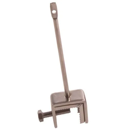 Poste con soporte de Canalón Acero Inox 10 unidades - Remi Hogar