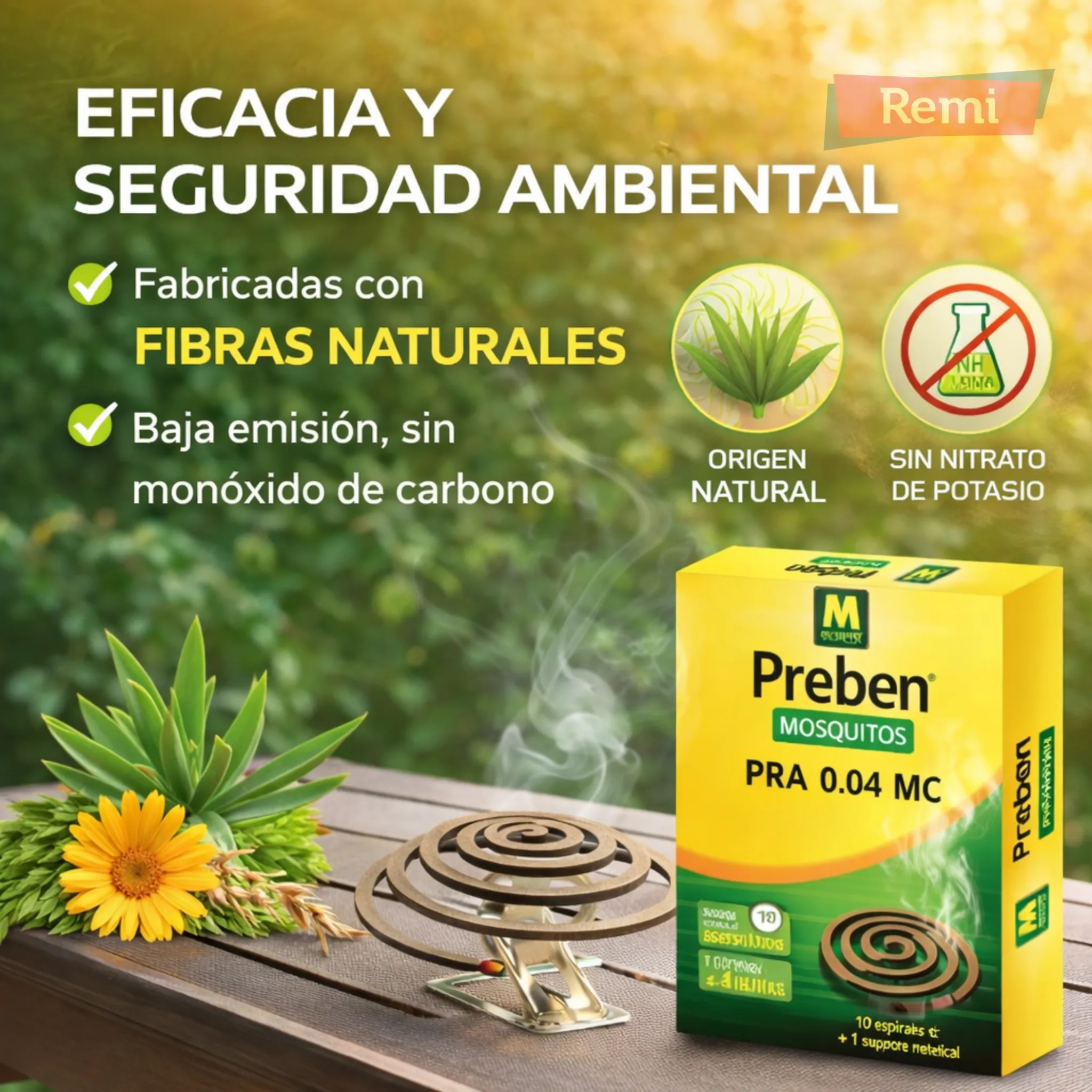 Espiral insecticida antimosquitos 10 unidades - Preben - Image 3