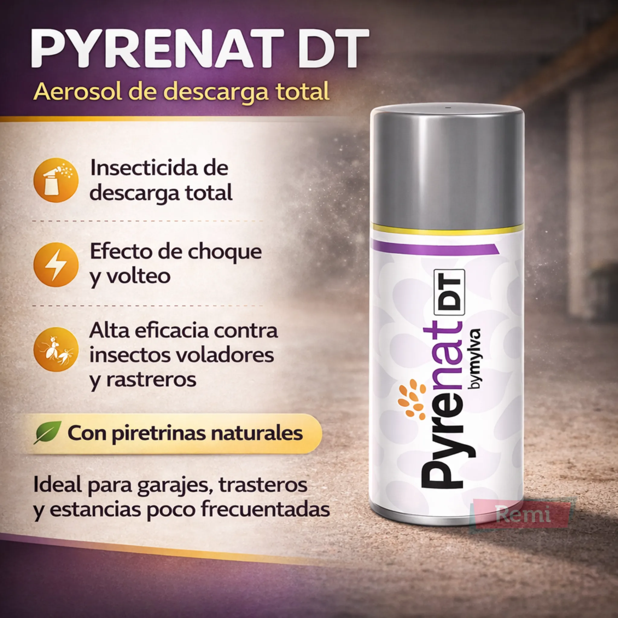 Insecticida descarga total natural -  Pyrenat DT - Image 3