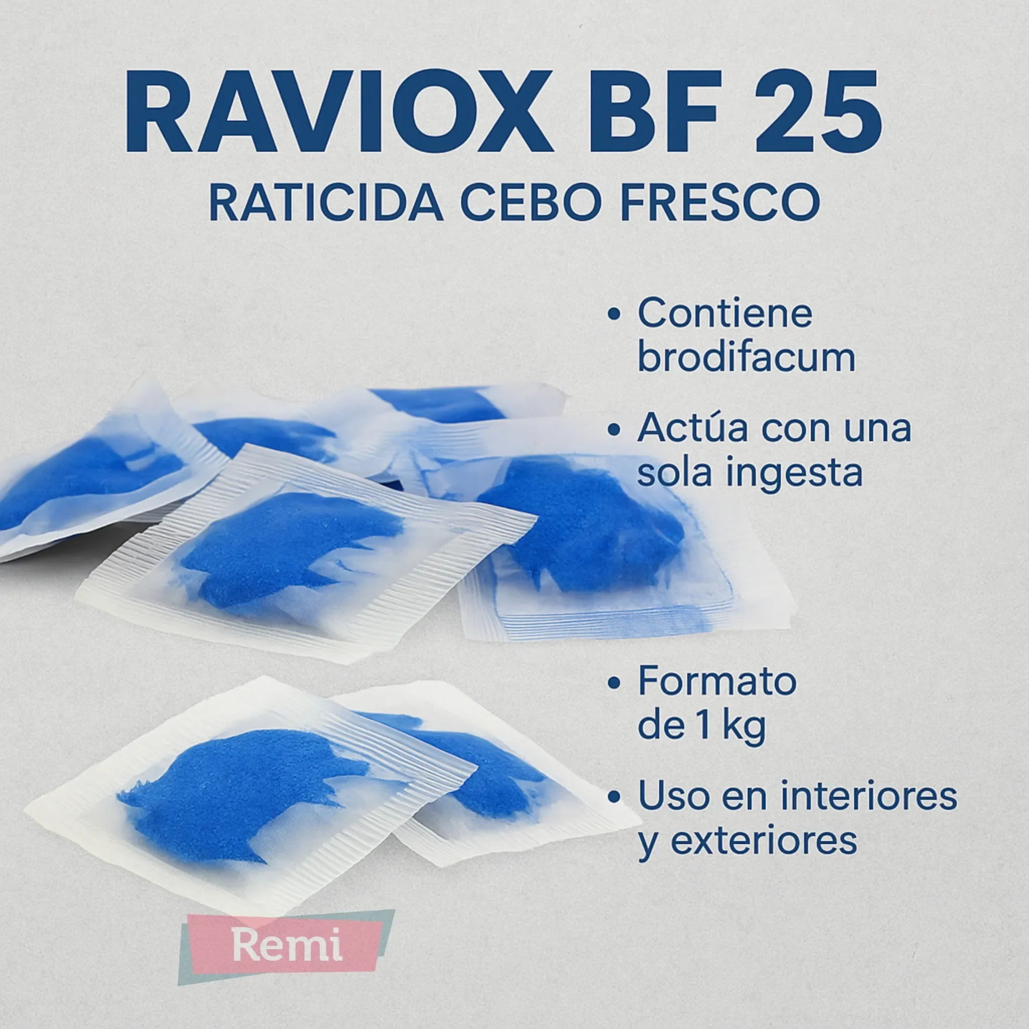 Raticida Brodifacum 1KG - Raviox BF 25 - Image 3