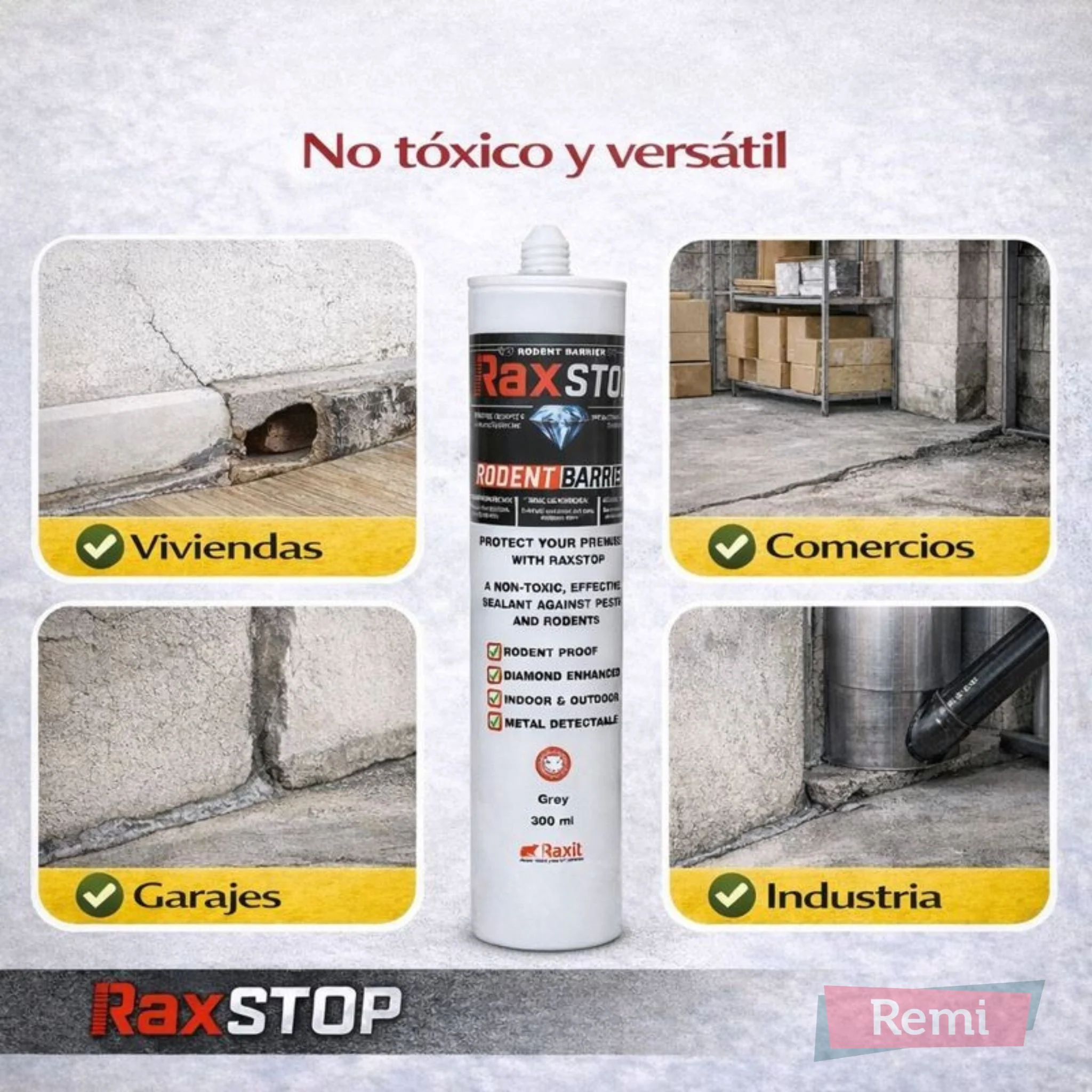 Sellador anti ratas y ratones para Grietas y Fisuras - Rax Stop - Image 4