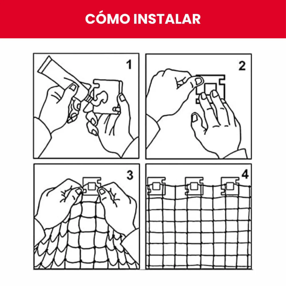 Pack Red y Clips Anti Palomas - Remi Hogar - Image 6