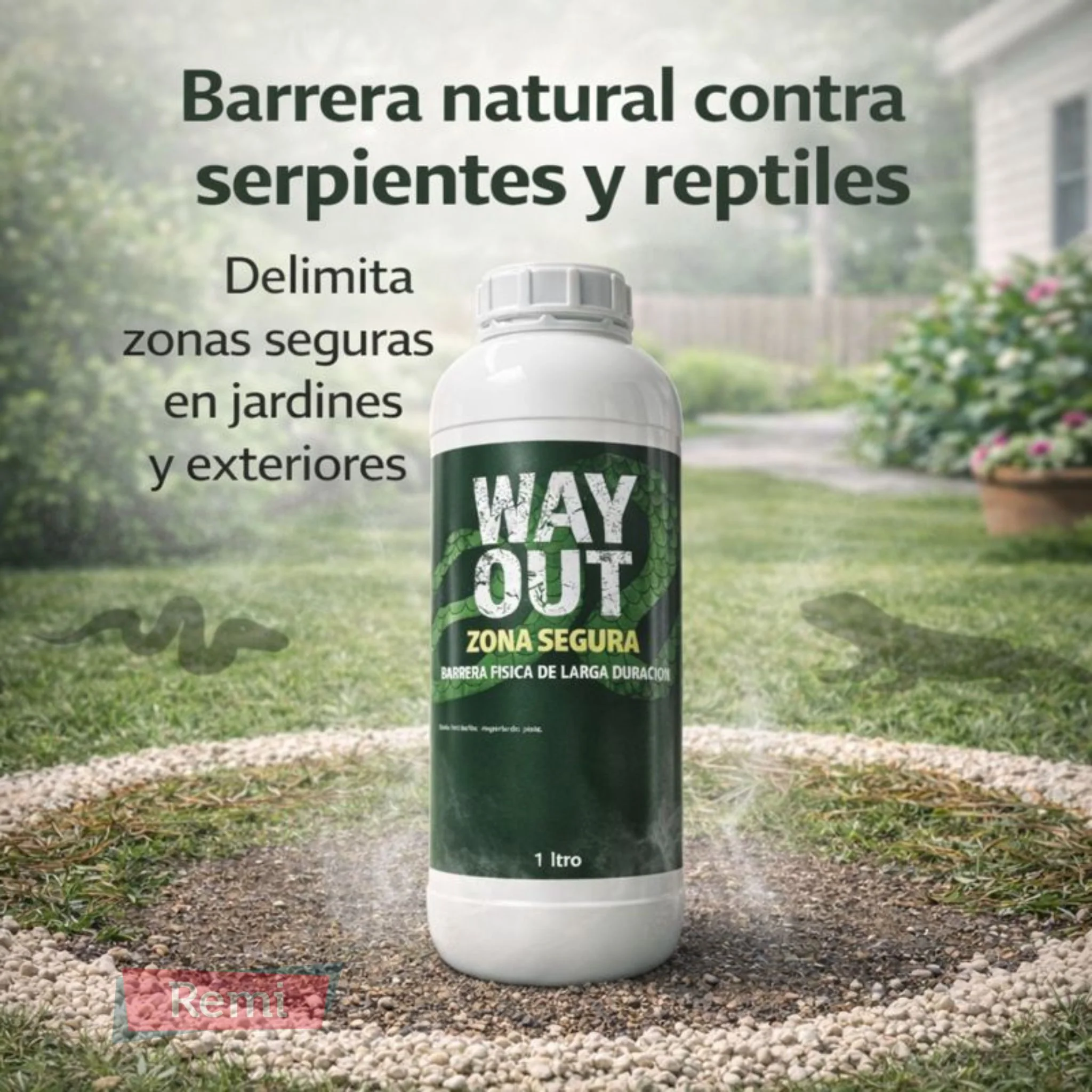 Repelente para Serpientes y Reptiles 1 L granulado – WayOut - Image 3
