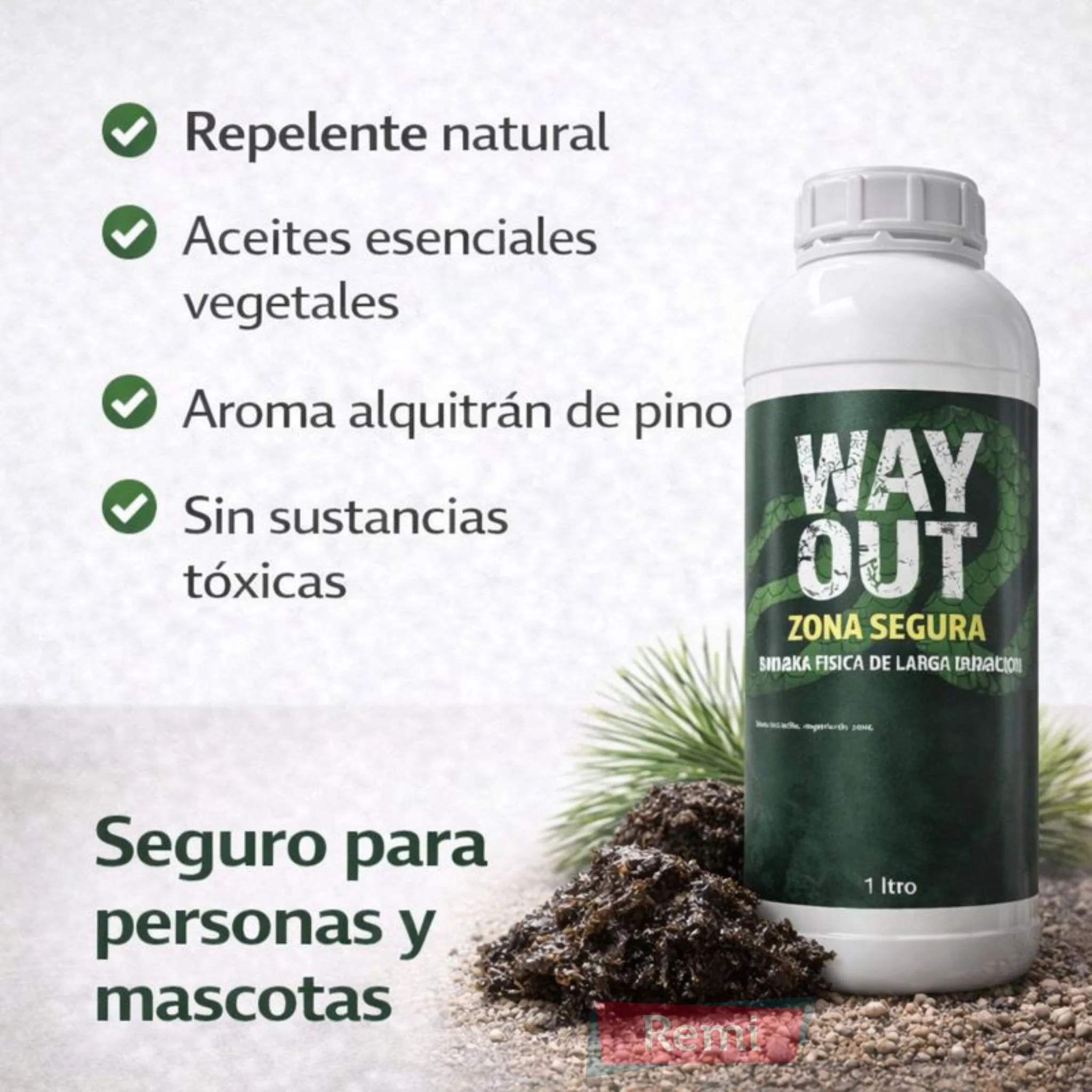 Repelente para Serpientes y Reptiles 1 L granulado – WayOut - Image 6