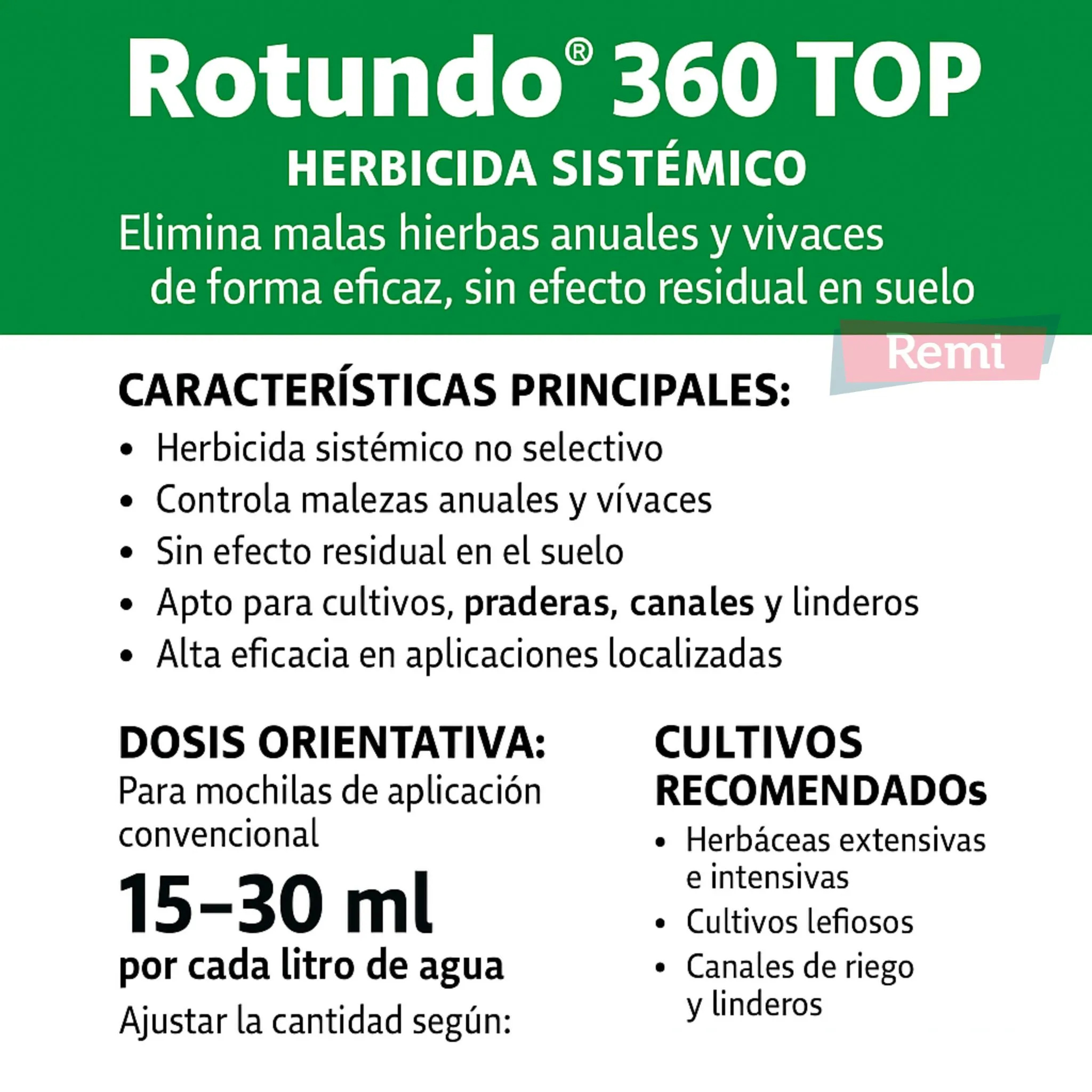 Rotundo 360 Top – Herbicida sistémico Glifosato 36% - Image 4