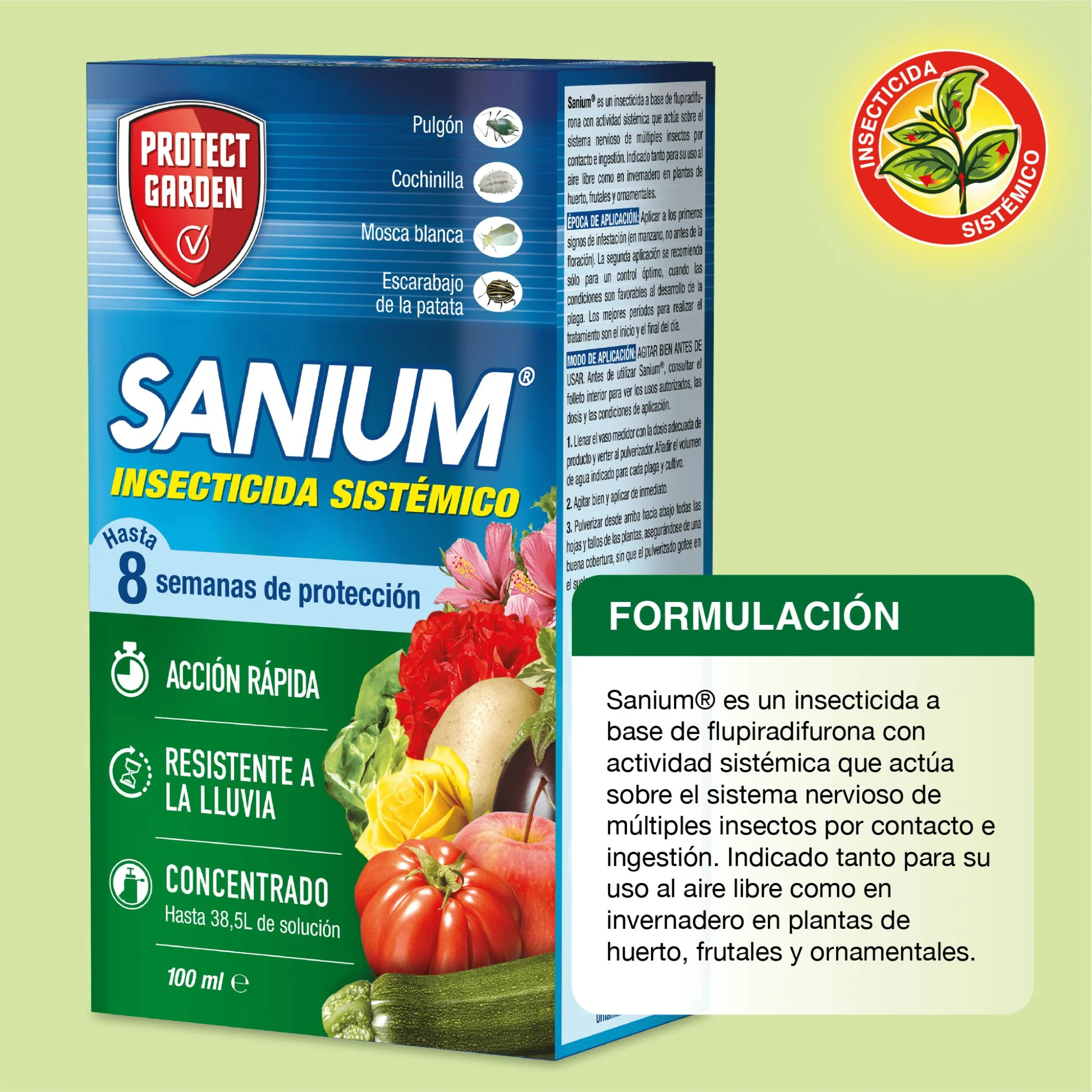 Sanium Concentrado Insecticida sistémico contra insectos - Image 5