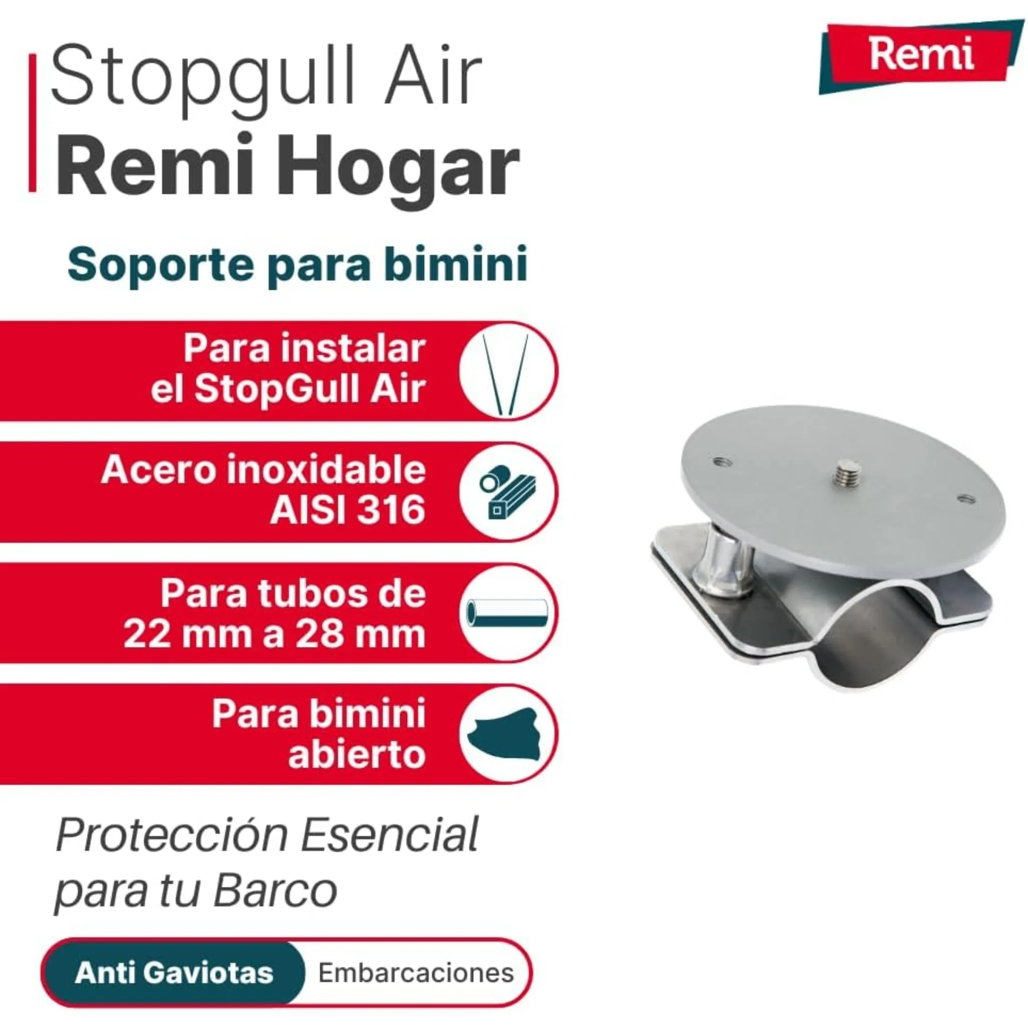Soporte para Bimini - Stopgull Air - Image 3