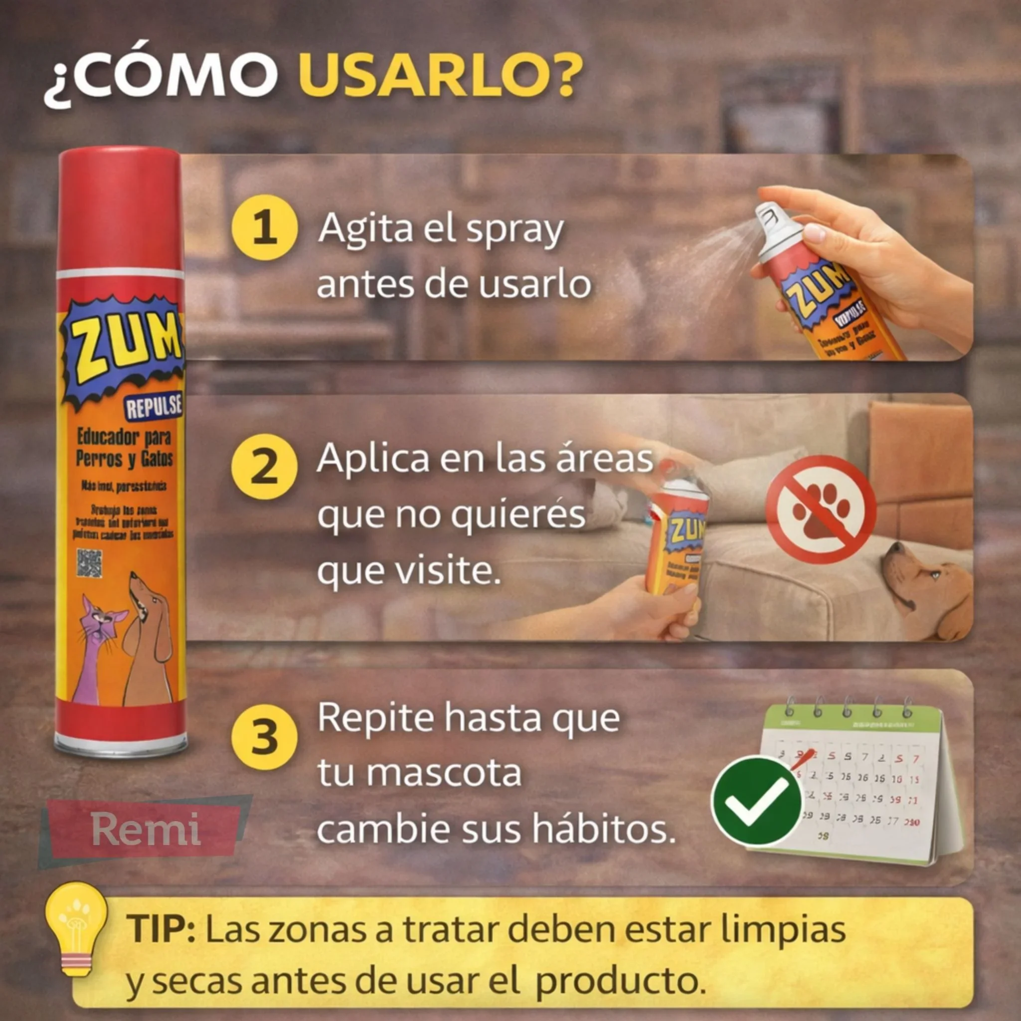 Spray Educador para Perros y Gatos - Zum - Image 4