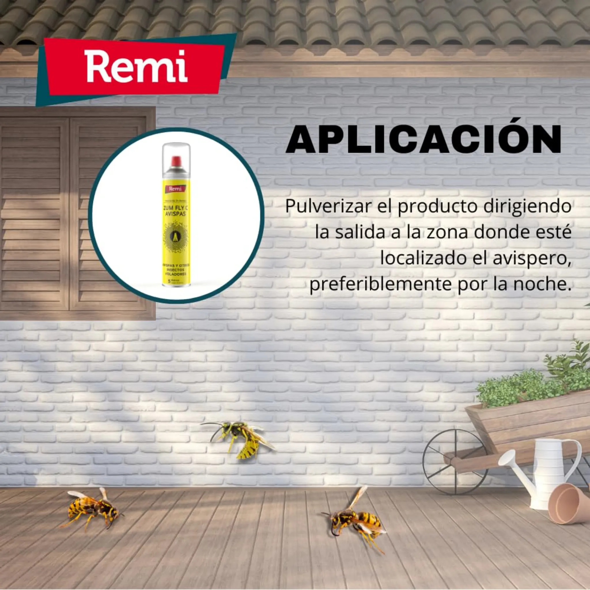 RMI Avisperos - Spray insecticida anti avispas, avispón y avispa asiática 750 ml - Image 5