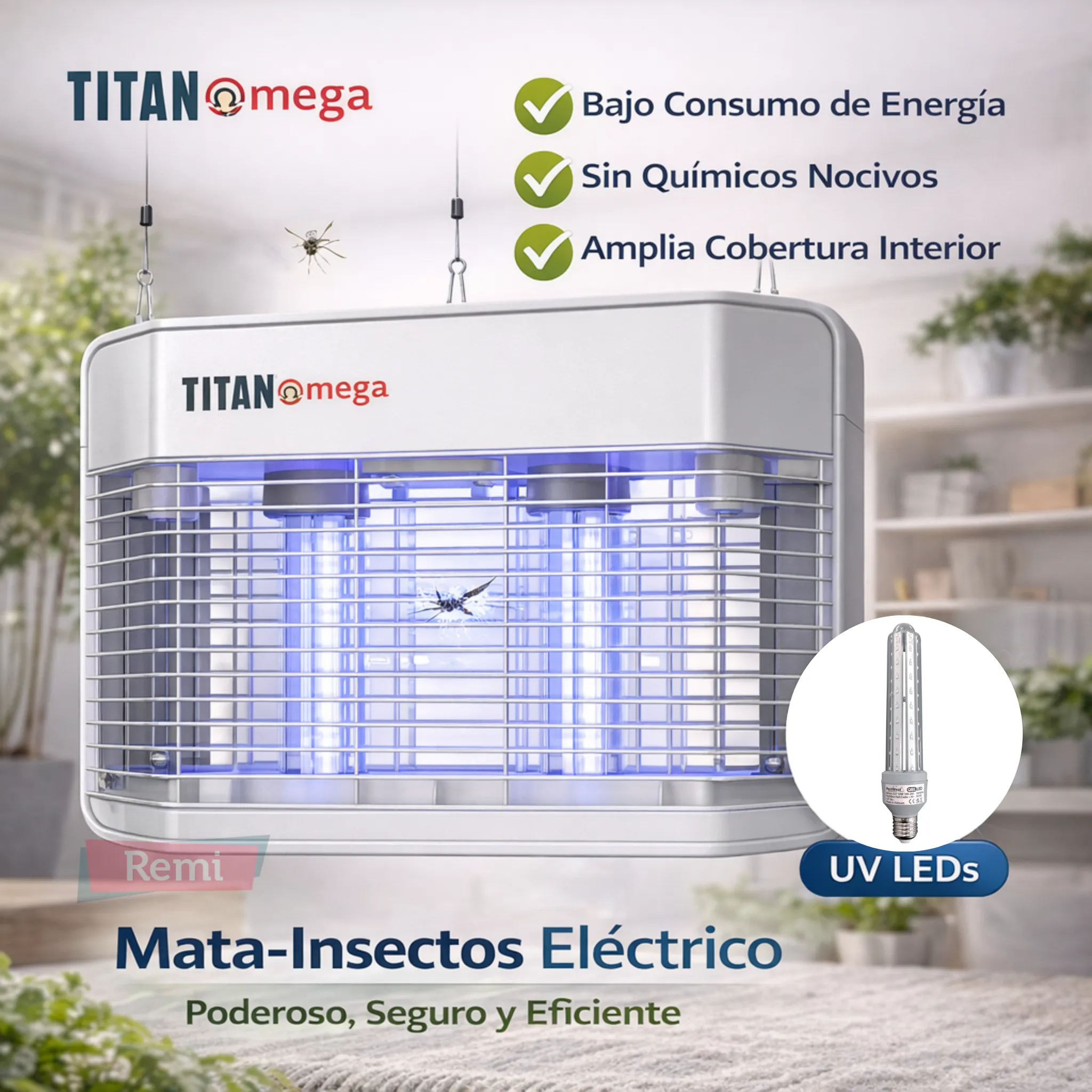 Titan Omega LED 2x10W hasta 180 m² - Image 3