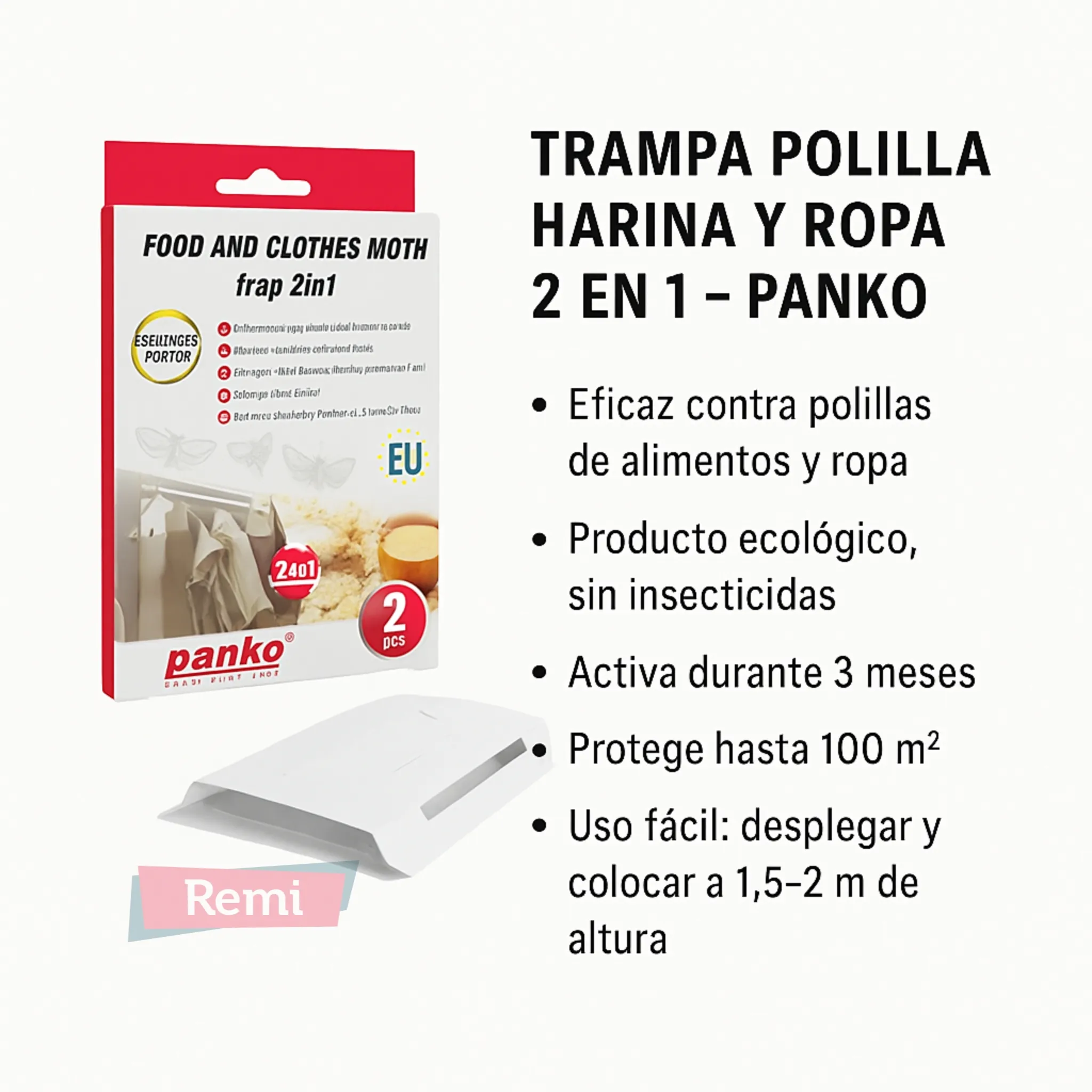 Trampa Polilla Harina Ropa 2 en 1 - Panko - Image 3