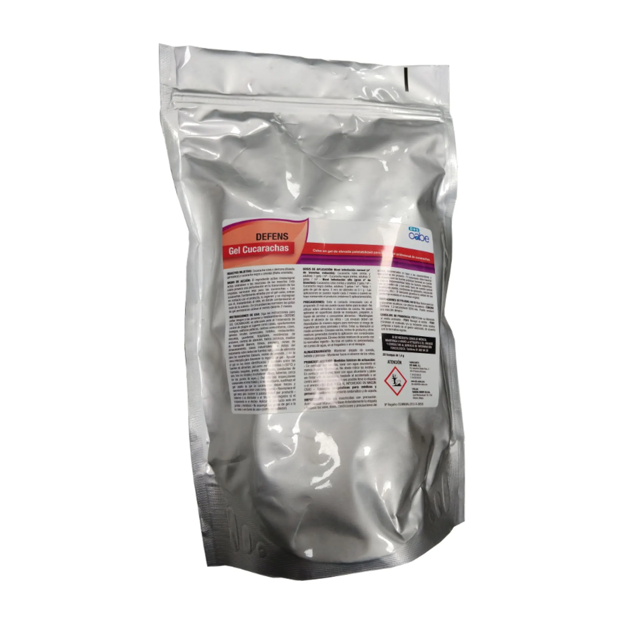 Trampas Cucarachas Cebo insecticida gel 20 unidades - Defens Gel - Image 3