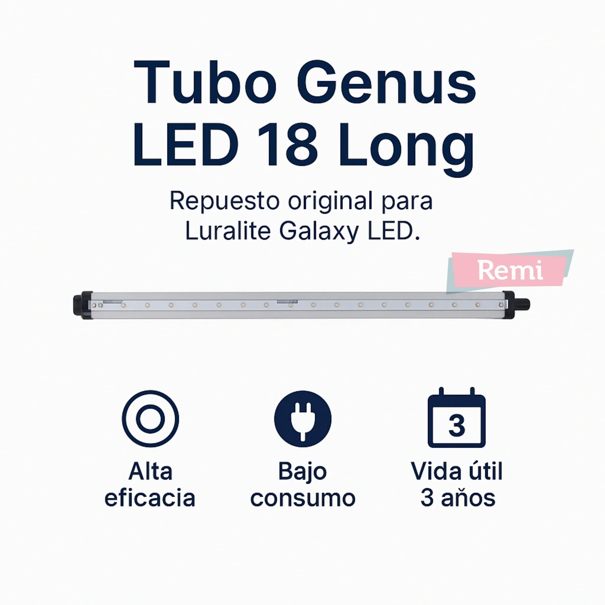 Tubo Genus LED 18 Long para Luralite Galaxy LED - Image 2