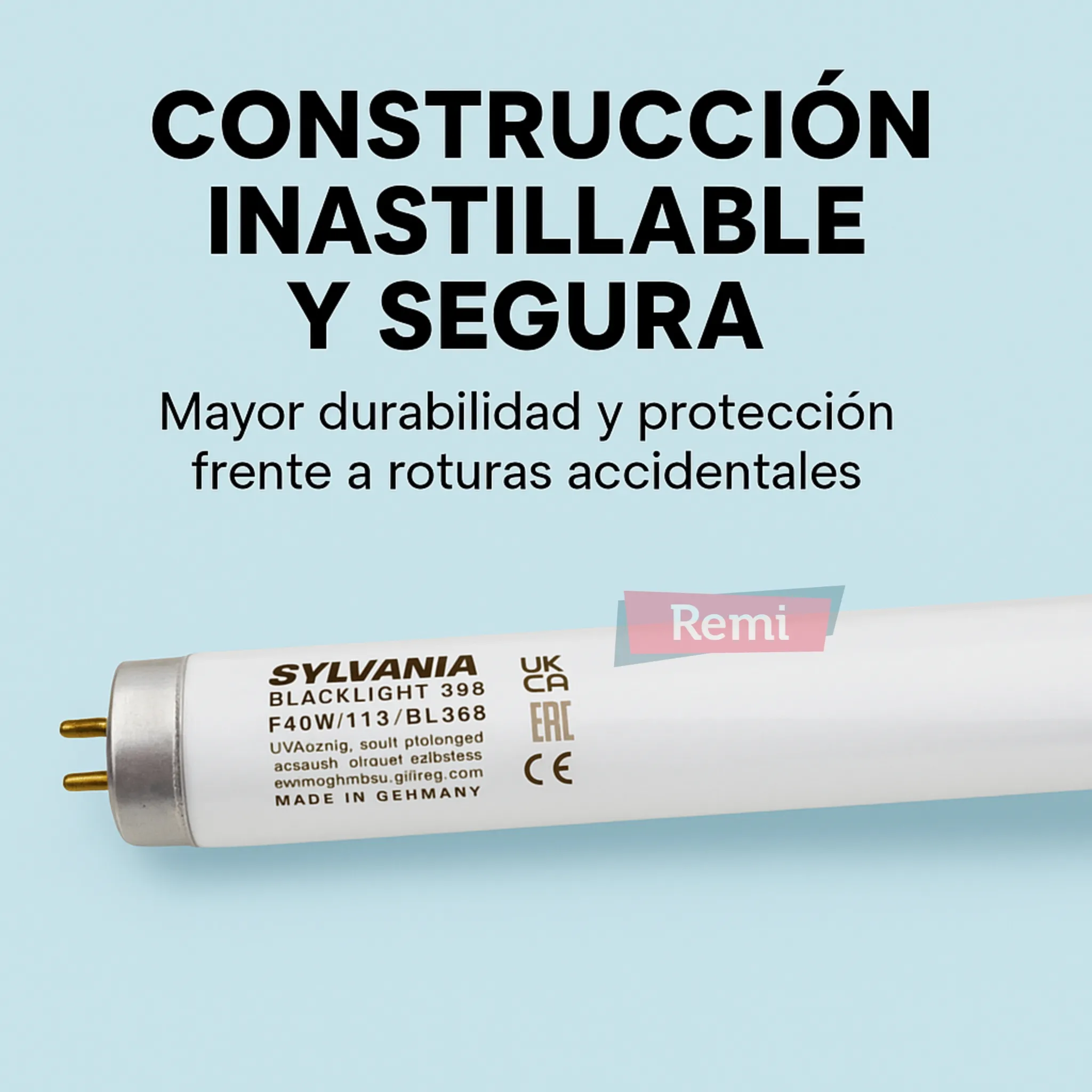 Tubo Inastillable Sylvania UV - 40W T12 BL368 - Image 4