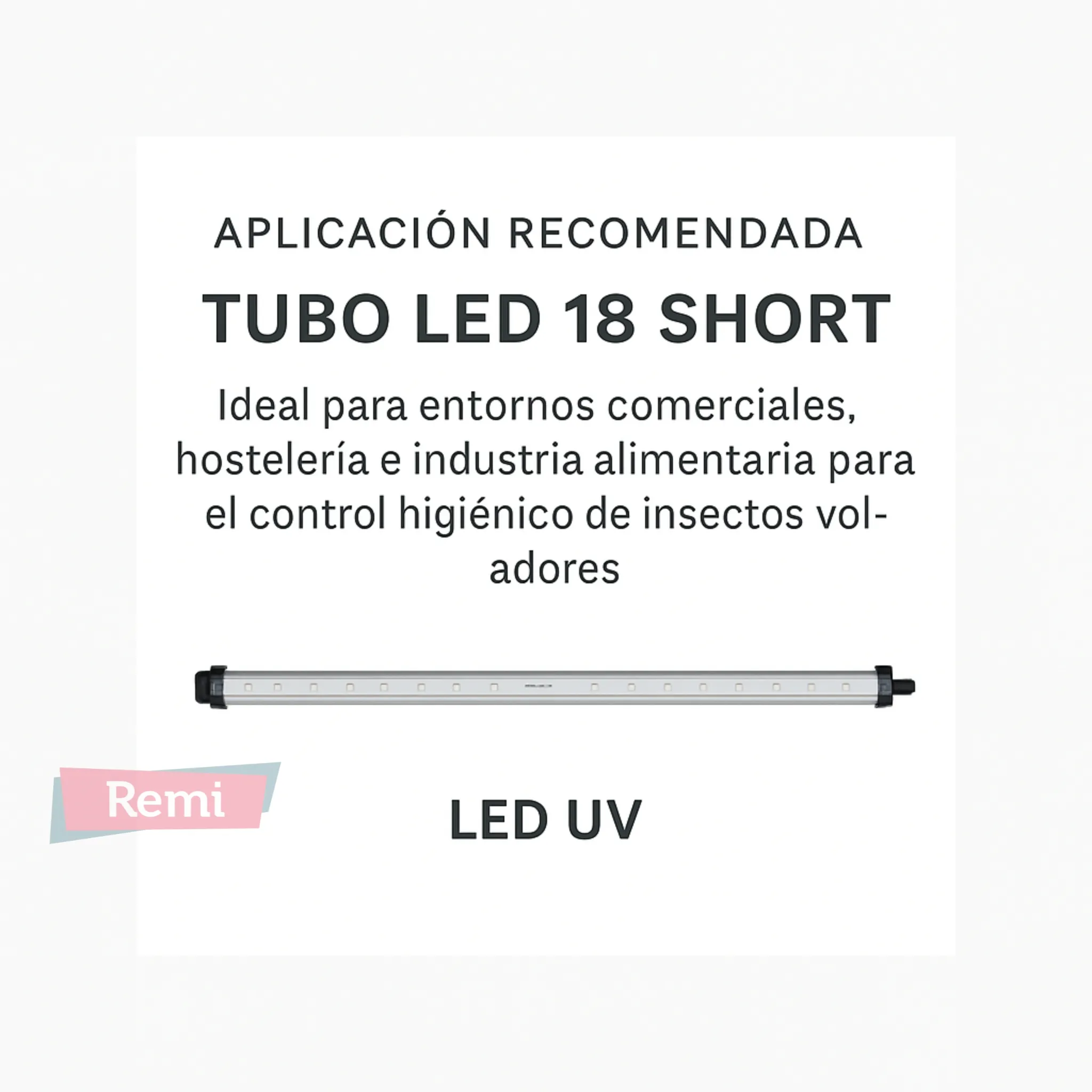 Tubo Genus LED 18 Short para Luralite Cento LED - Image 4
