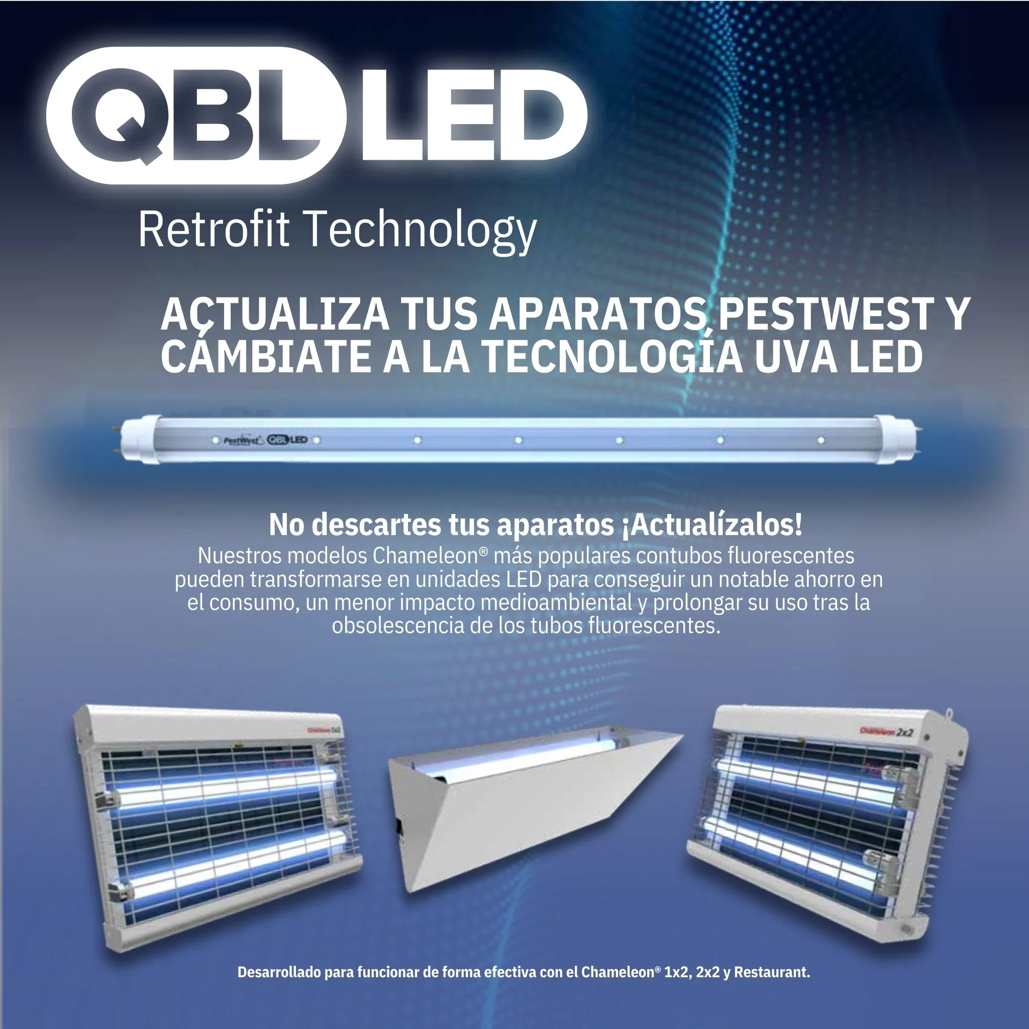Tubo LED QBL 7,1 W T8 45 cm - PestWest - Image 4