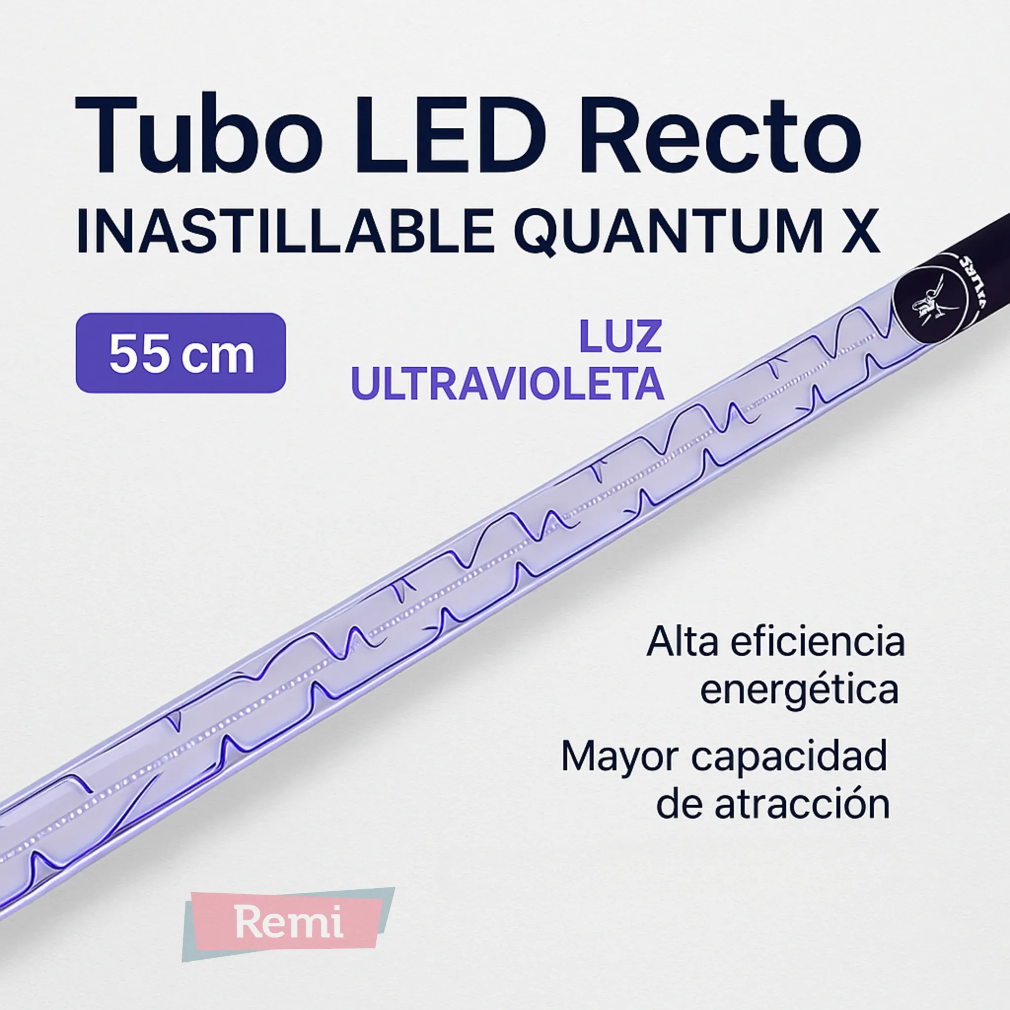 Tubo LED Recto Inastillable Quantum X Luz Ultravioleta UVA - PestWest - Image 4