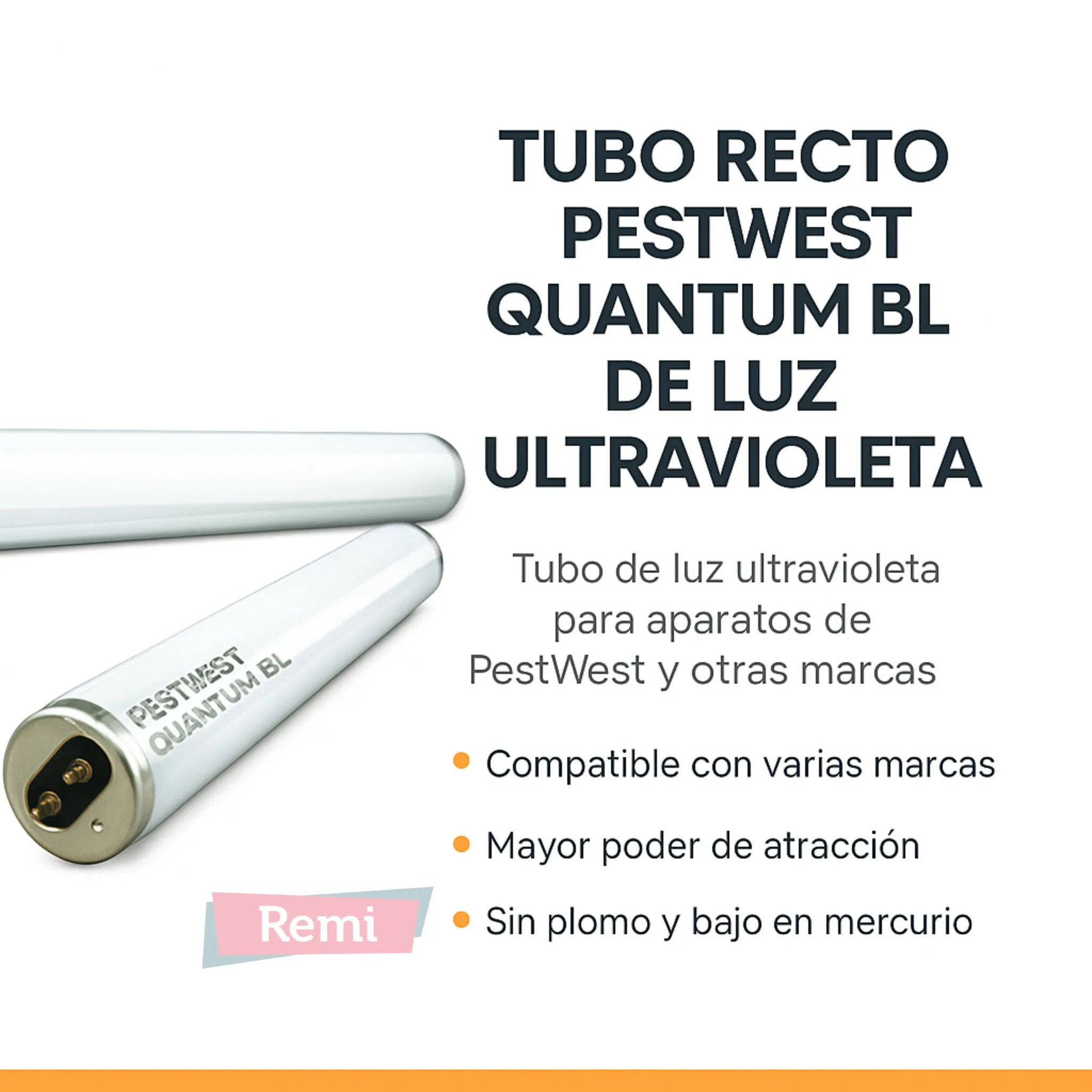 Tubo Quantum BL UV - 20W T12 60 cm - Image 2