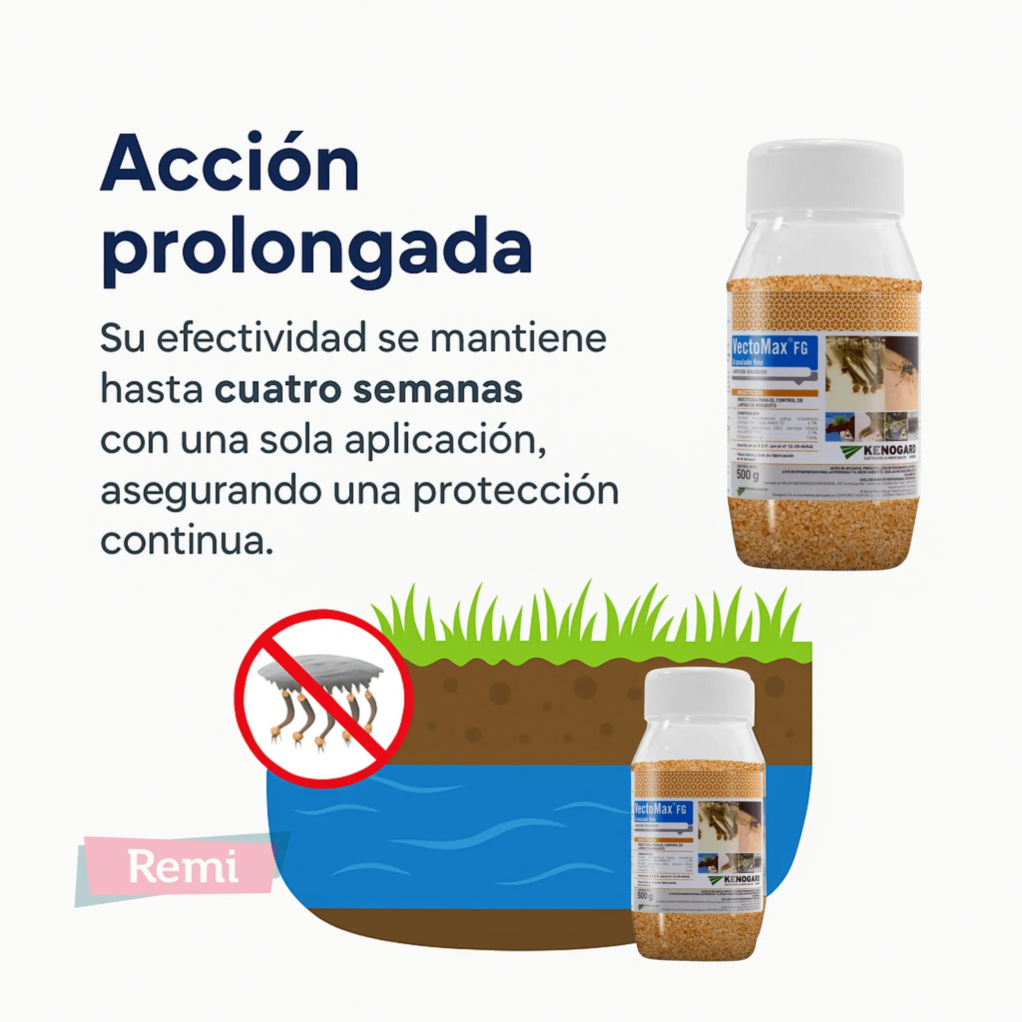Insecticida larvicida mosquitos 500g - VectoMax FG - Image 5